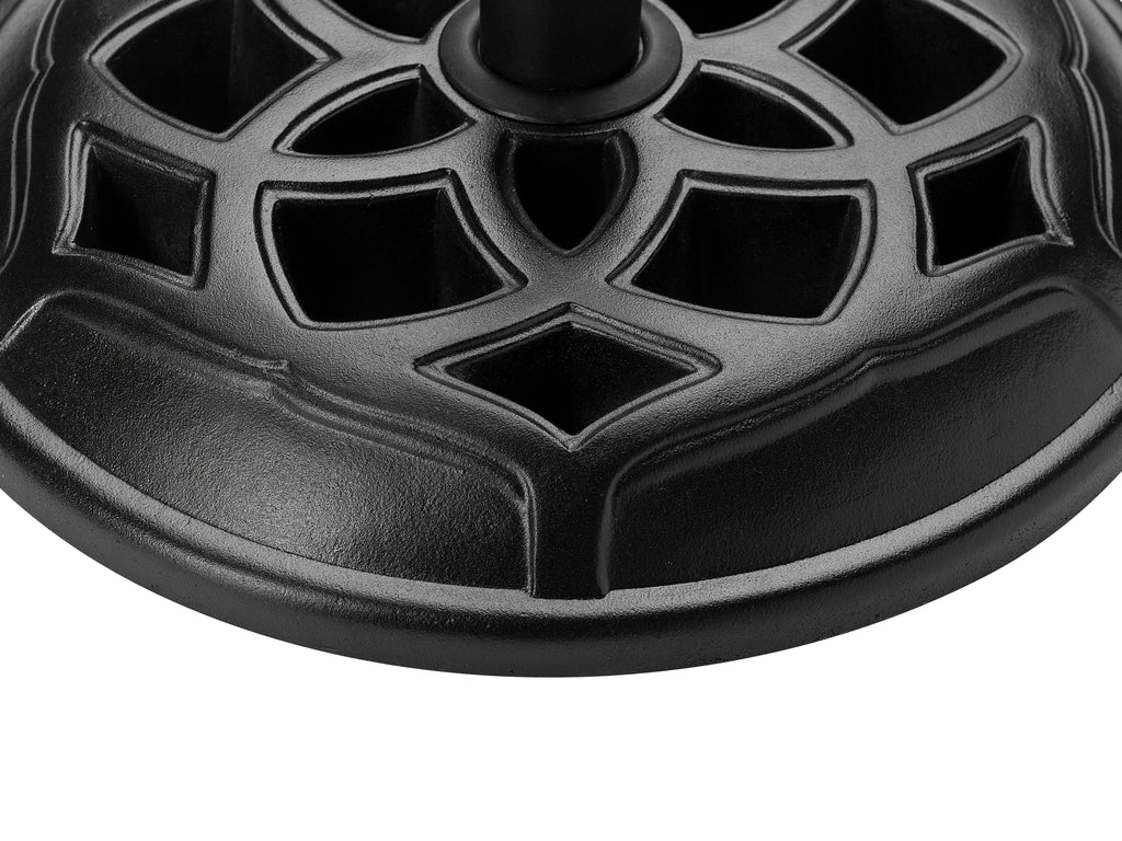 Pied de parasol rond noir 23 kg