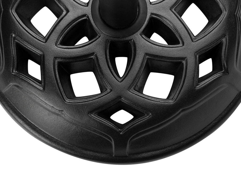 Pied de parasol rond noir 23 kg