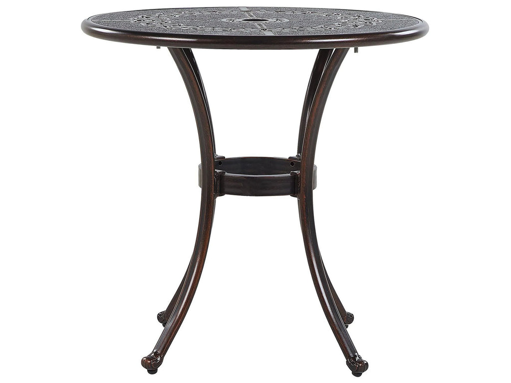 Tavolino Bistrot BOVINO 65 cm 65 cm Metallo Marrone scuro