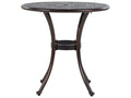 Tavolino Bistrot BOVINO 65 cm 65 cm Metallo Marrone scuro