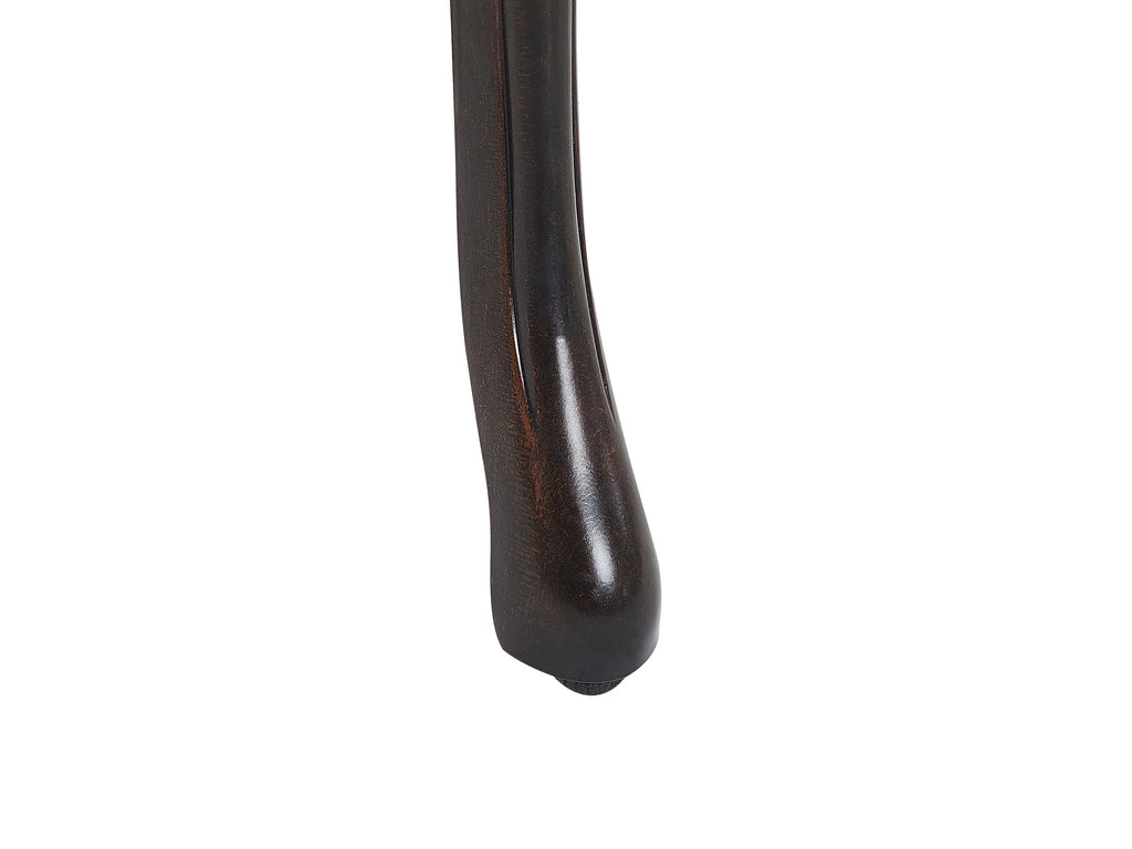 Table de bistro 65 cm 65 cm Métal Marron foncé