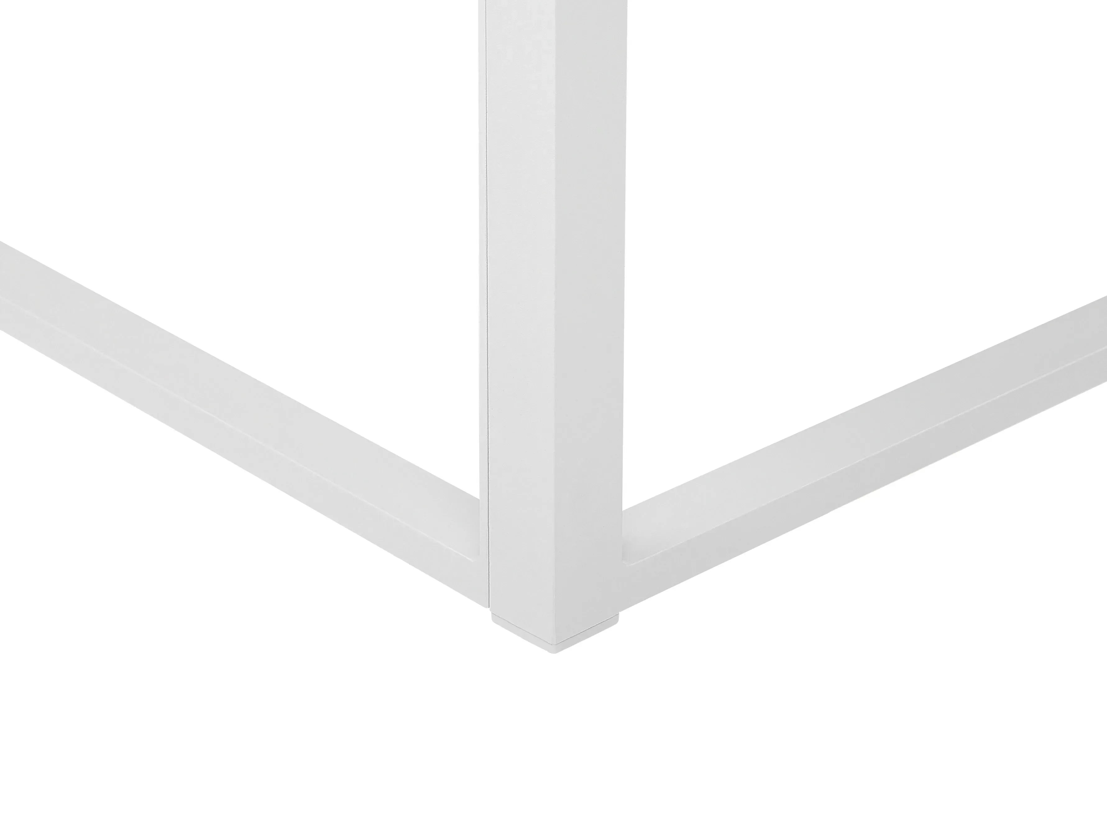 Bain de soleil de jardin métal blanc
