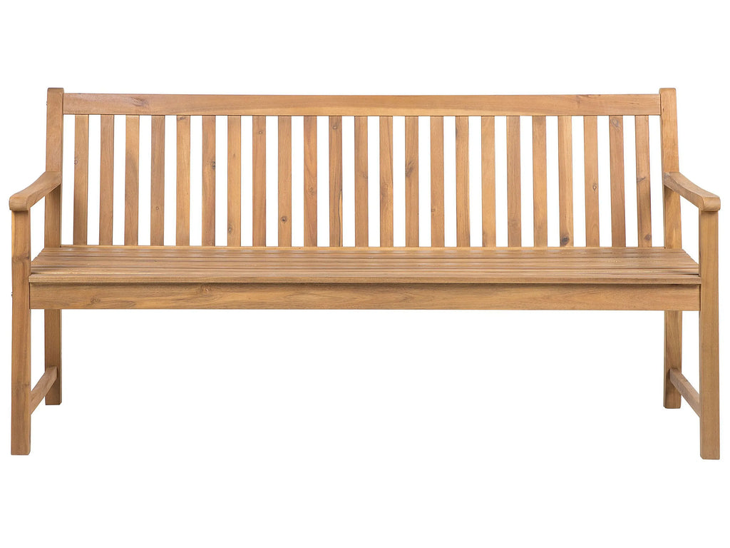 Panchina da giardino VIVARA 180 cm Legno di acacia certificato Marrone chiaro