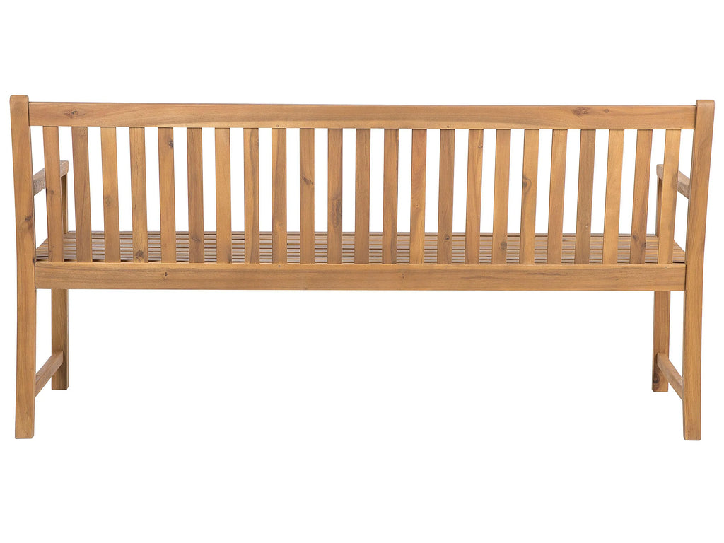 Banc de jardin 180 cm Bois d'acacia certifié Marron clair