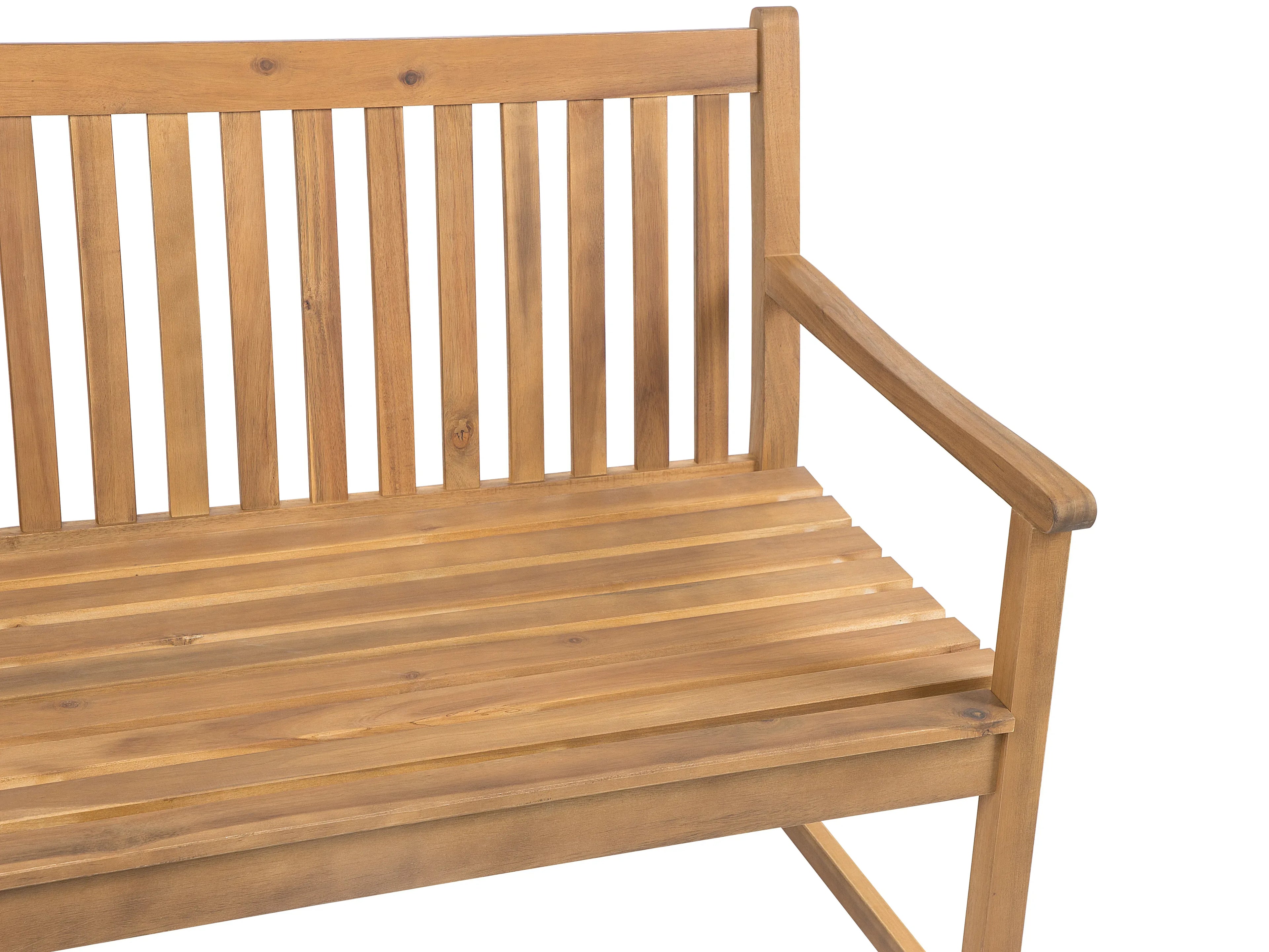 Banc de jardin 180 cm Bois d'acacia certifié Marron clair