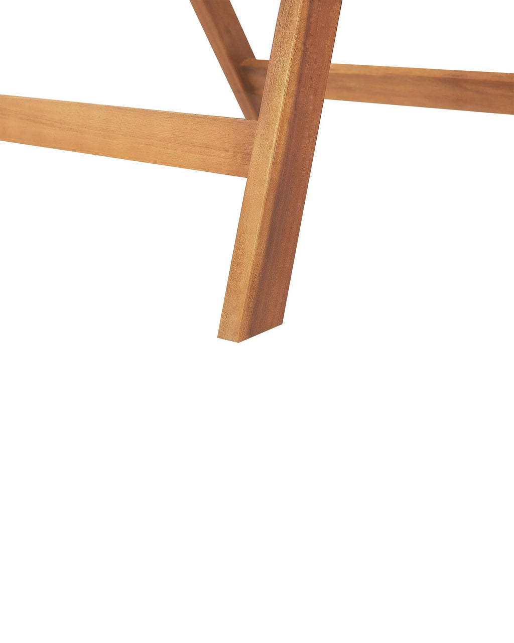 Lot de 6 chaises de jardin Bois d'acacia Marron clair