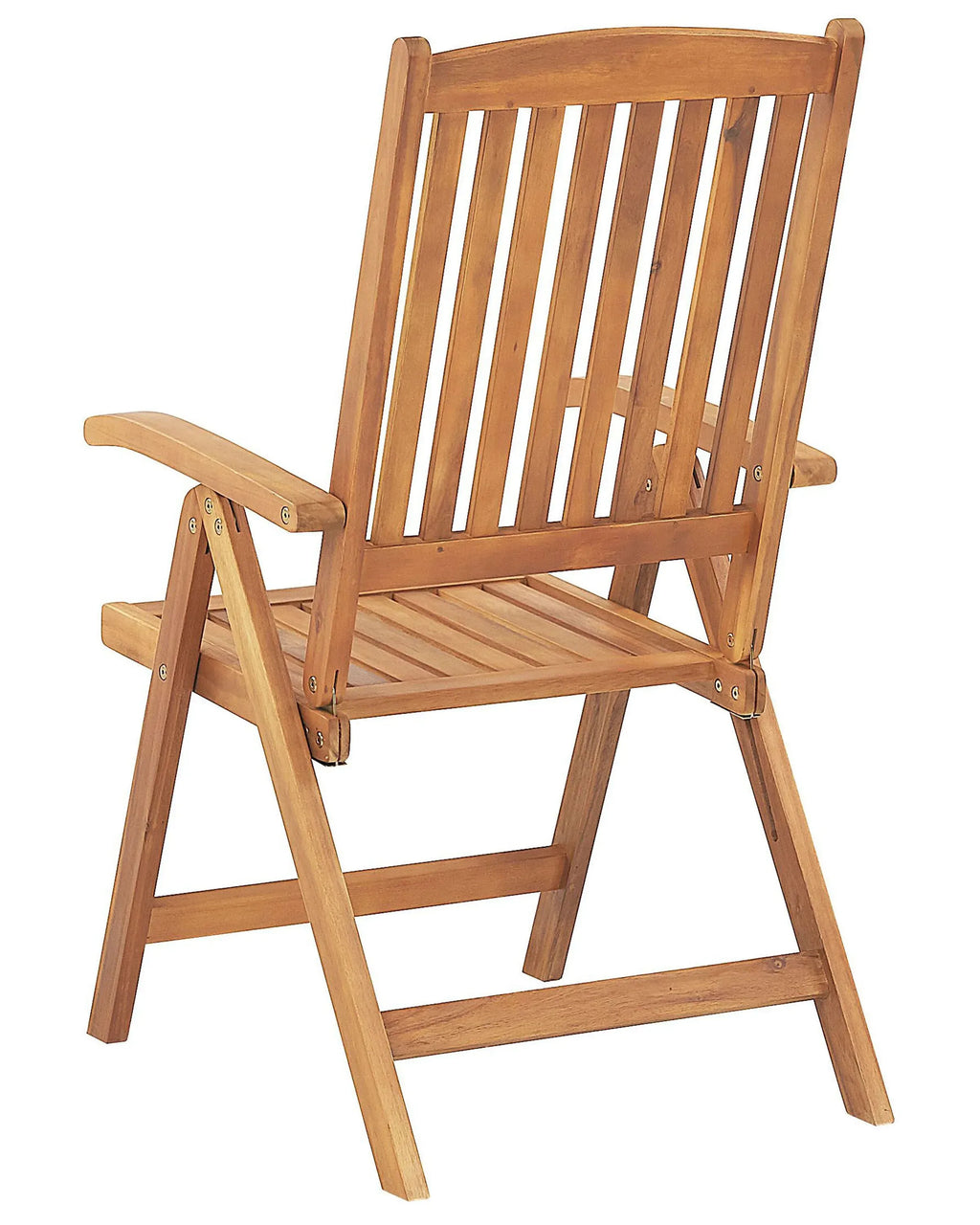 Lot de 6 chaises de jardin Bois d'acacia Marron clair