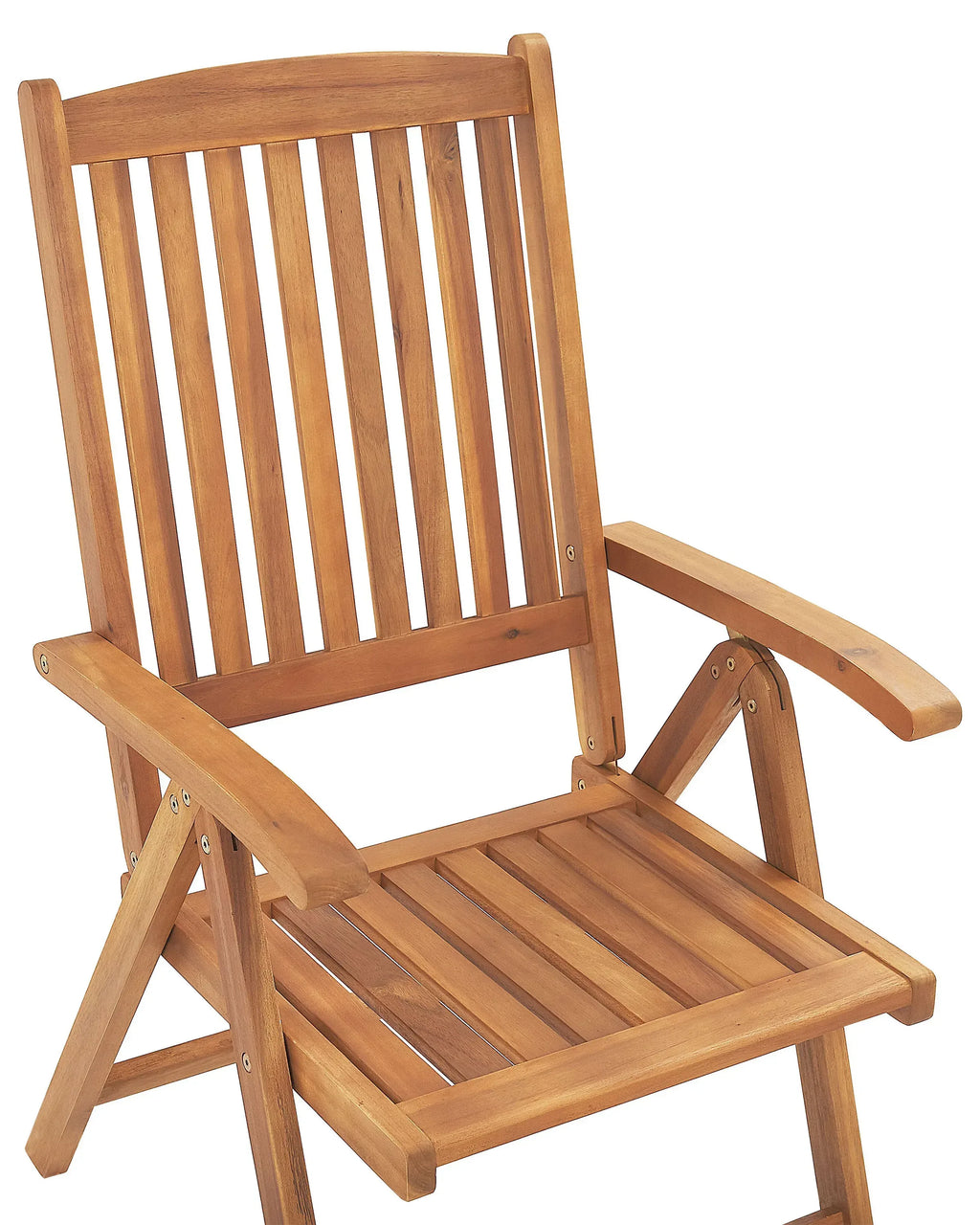 Lot de 6 chaises de jardin Bois d'acacia Marron clair