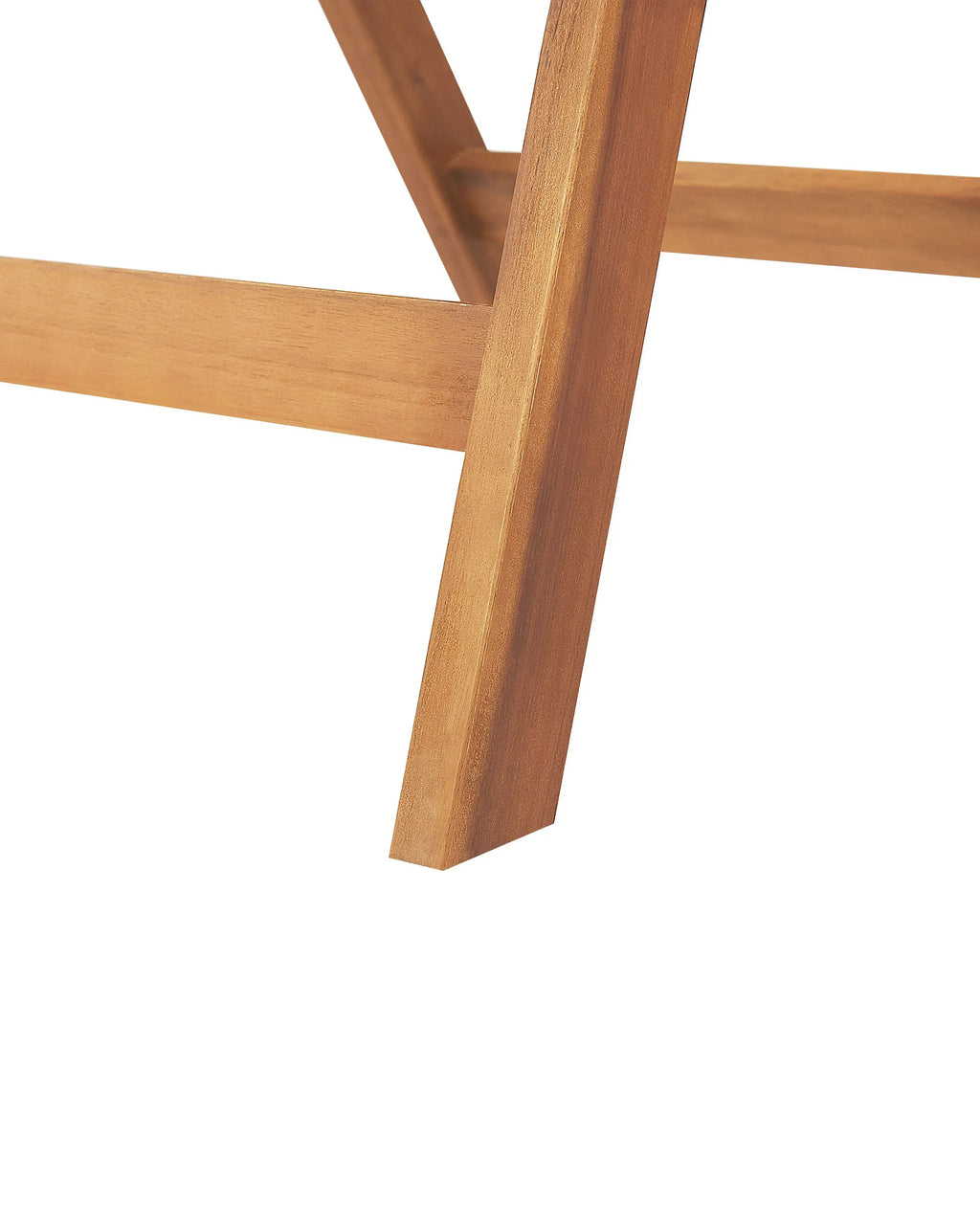 Ensemble de 2 chaises de jardin avec coussins Bois d'acacia Bleu