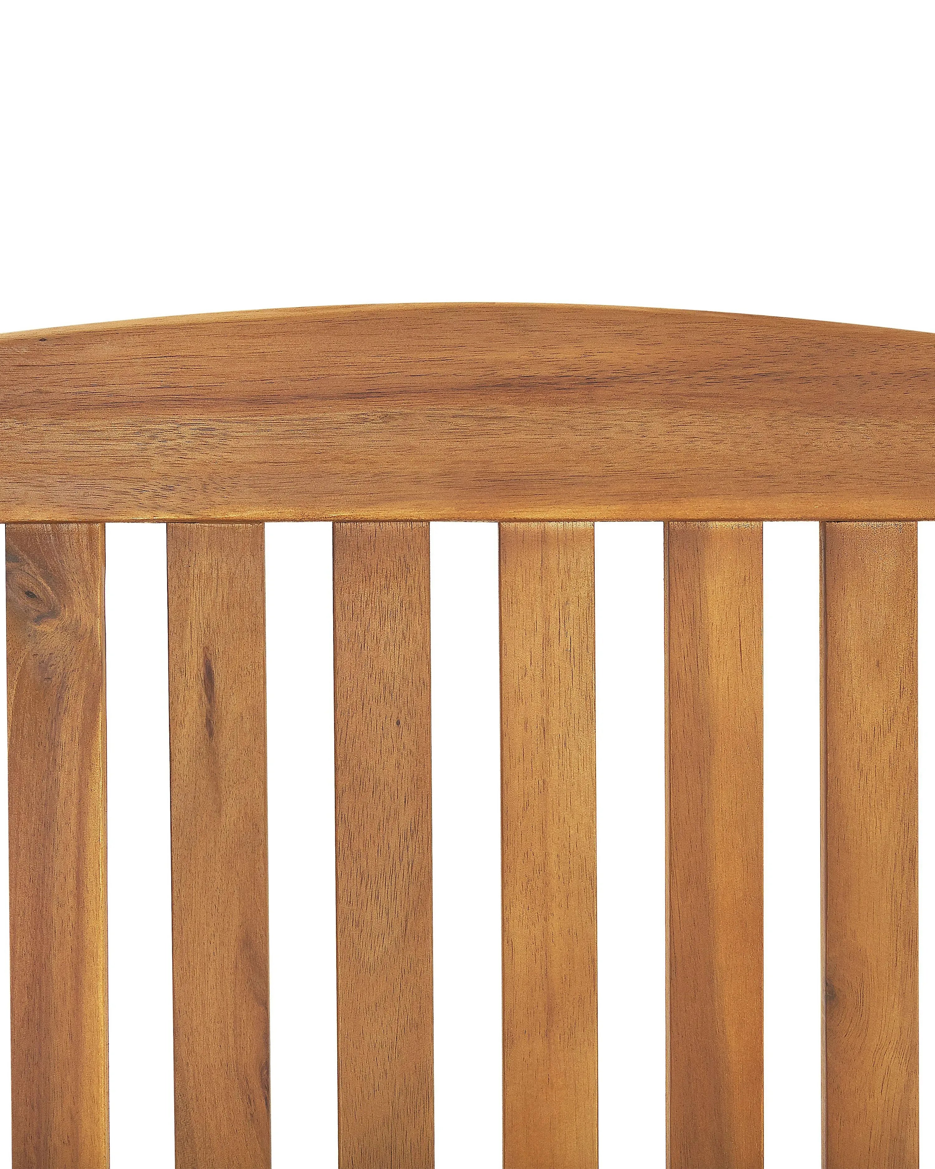 Ensemble de 2 chaises de jardin avec coussins Bois d'acacia Bleu