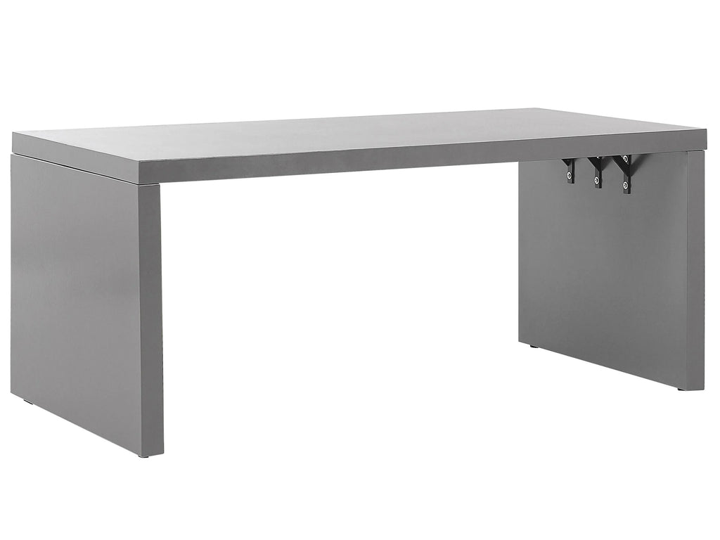 Tavolo da pranzo da giardino TARANTO 180 cm 90 cm Cemento Grigio