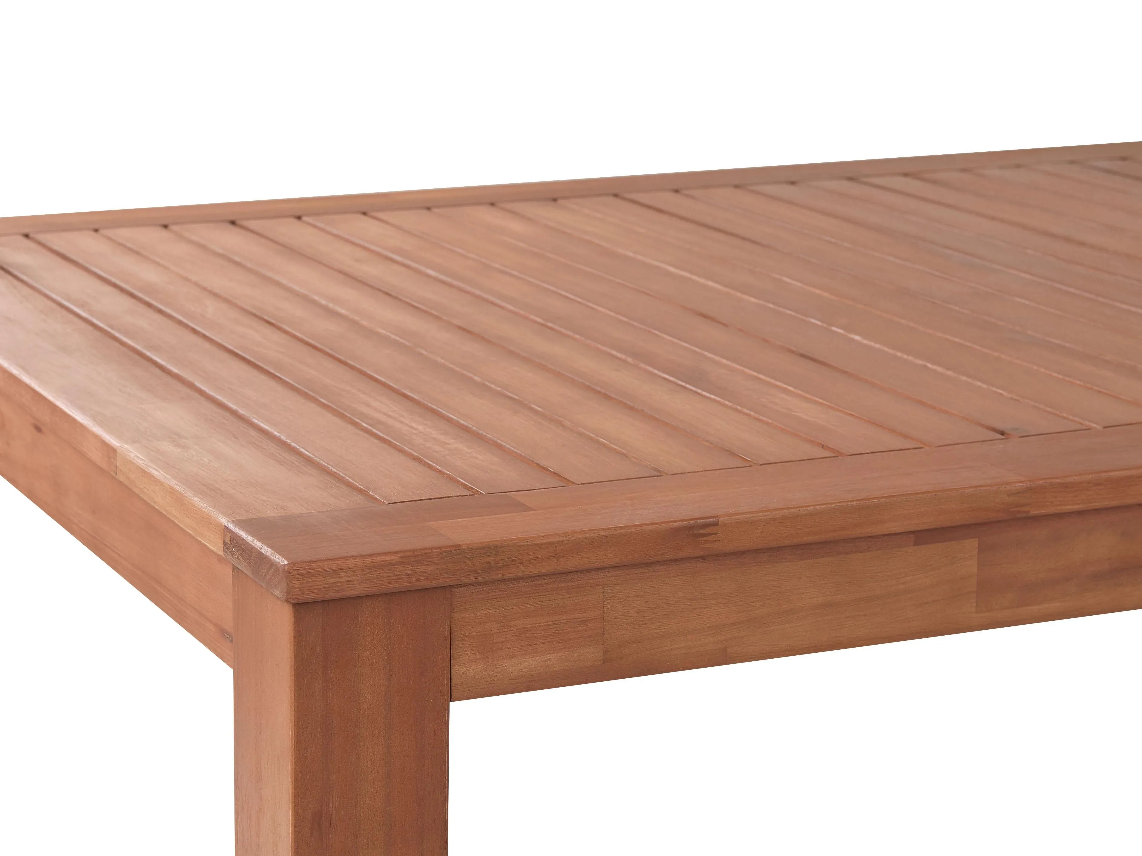 Table de jardin 190 cm 105 cm Bois d'eucalyptus Marron