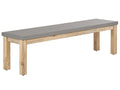 Panchina da giardino OSTUNI 160 cm Cemento Grigio