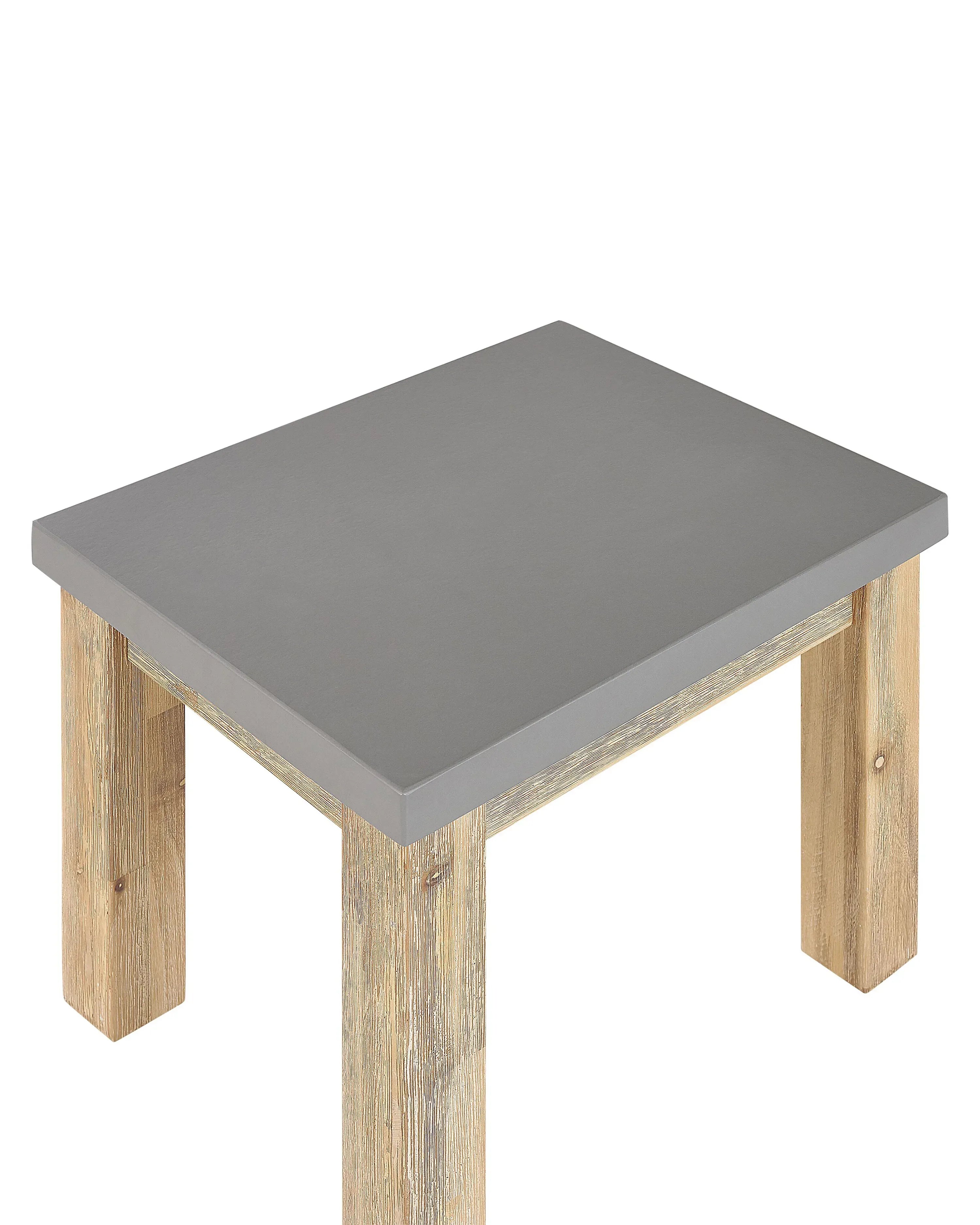 Lot de 2 chaises de jardin Ciment Gris