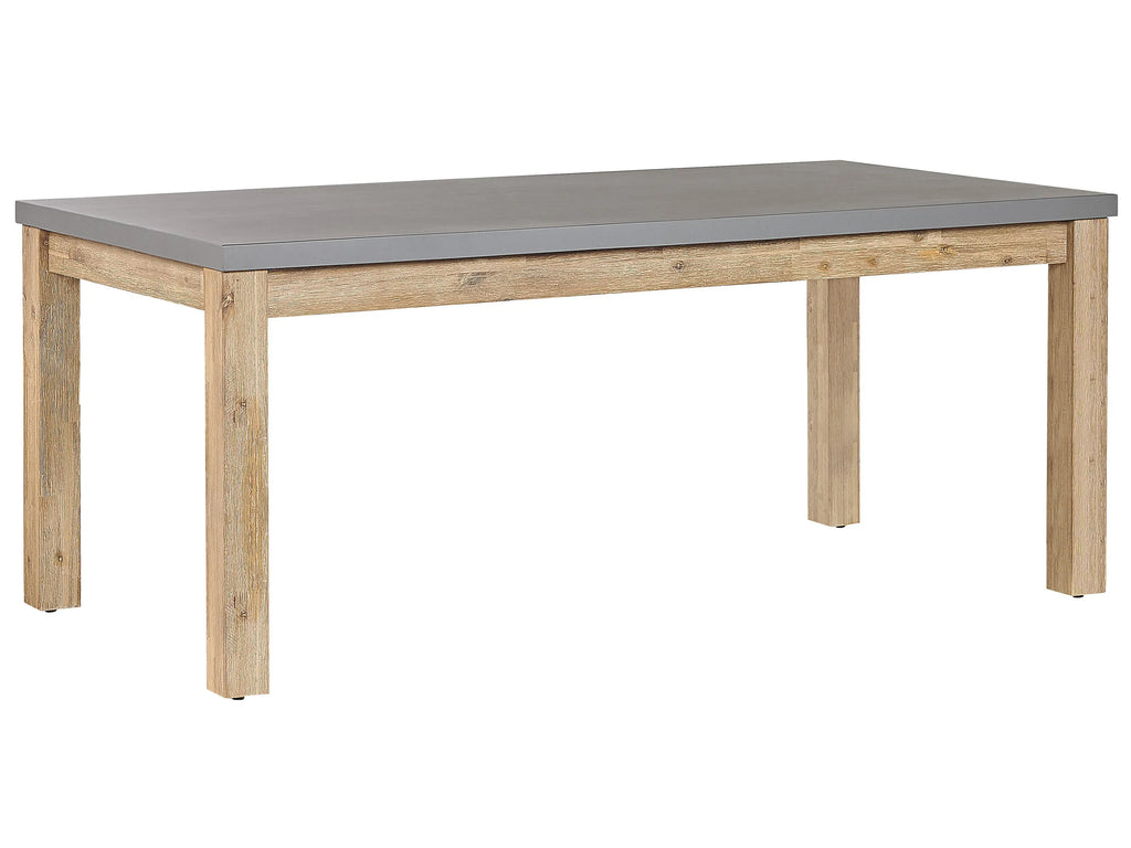 Tavolo da pranzo da giardino OSTUNI 180 cm 90 cm Cemento Grigio