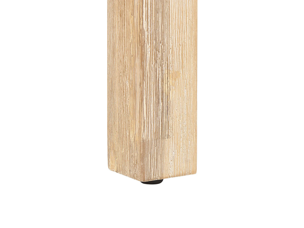 Table de salle à manger de jardin 180 cm 90 cm Ciment Gris