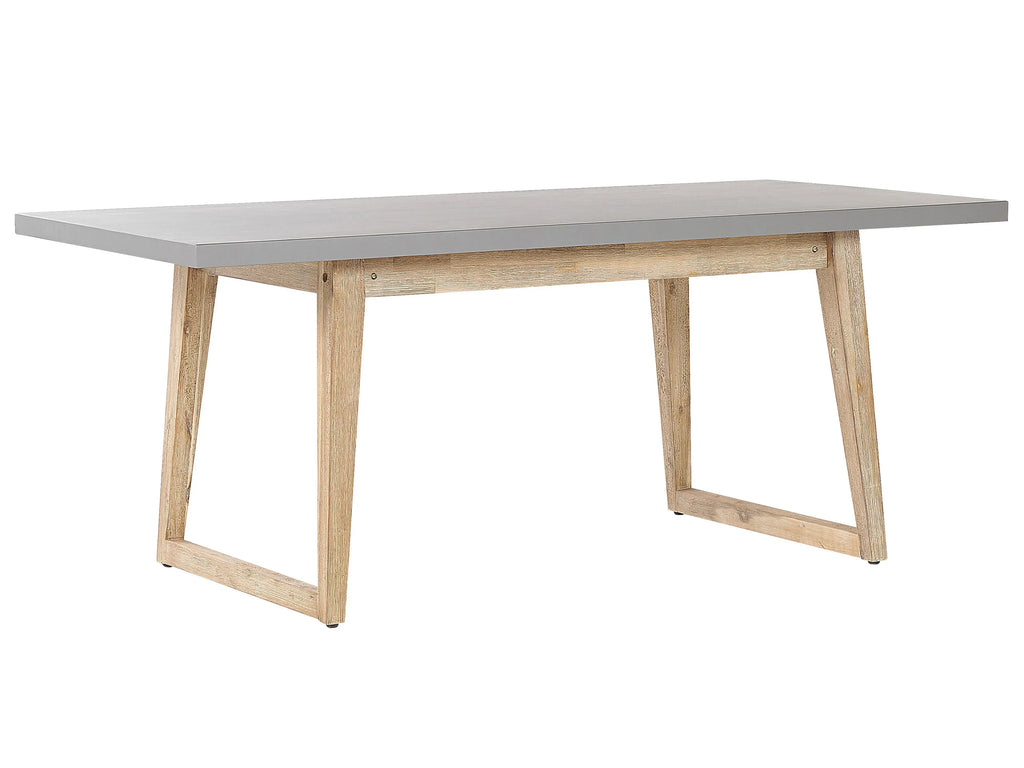 Tavolo da pranzo da giardino ORIA 180 cm 90 cm Cemento Grigio