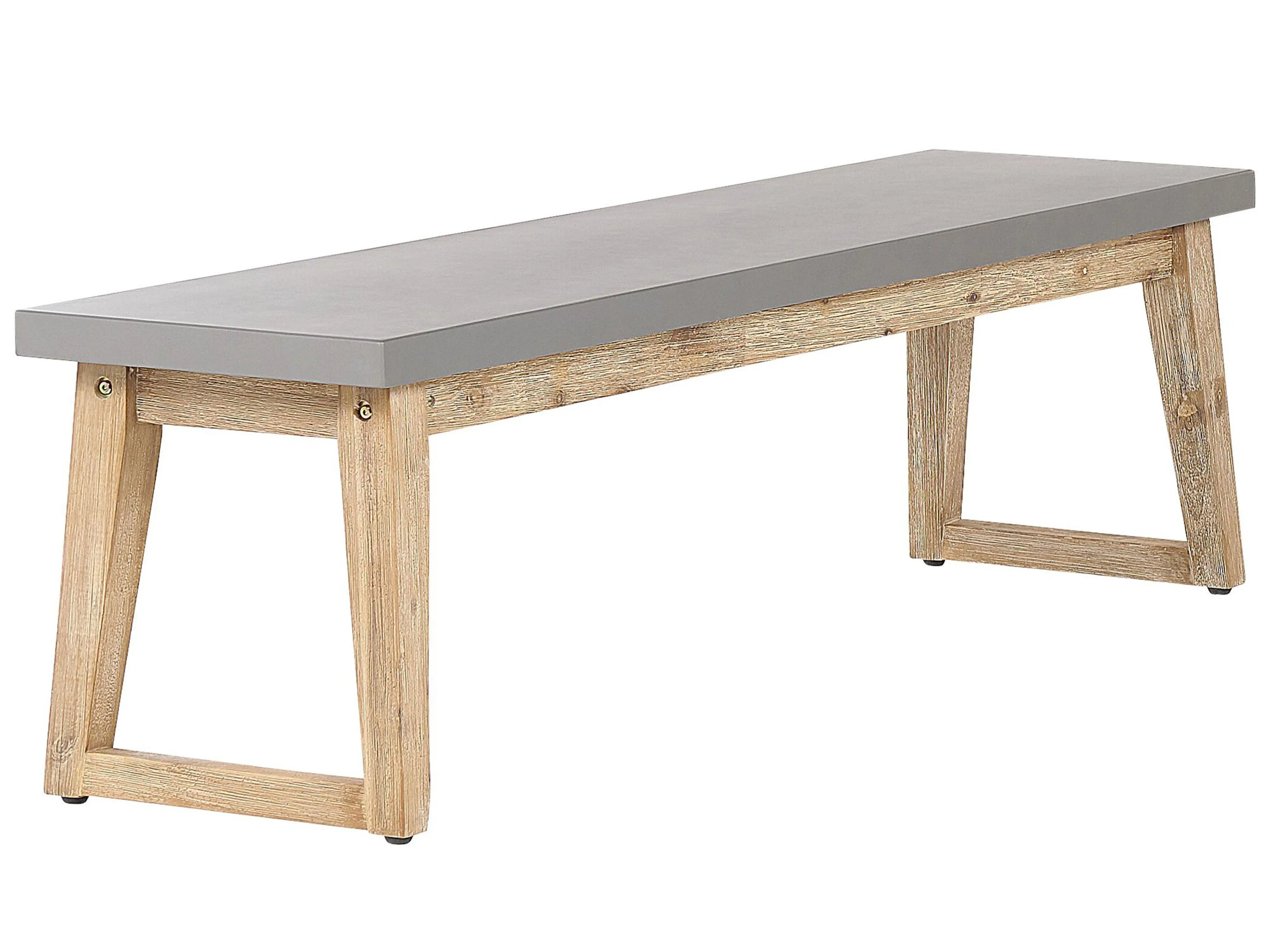 Panchina da giardino ORIA 160 cm Cemento Grigio