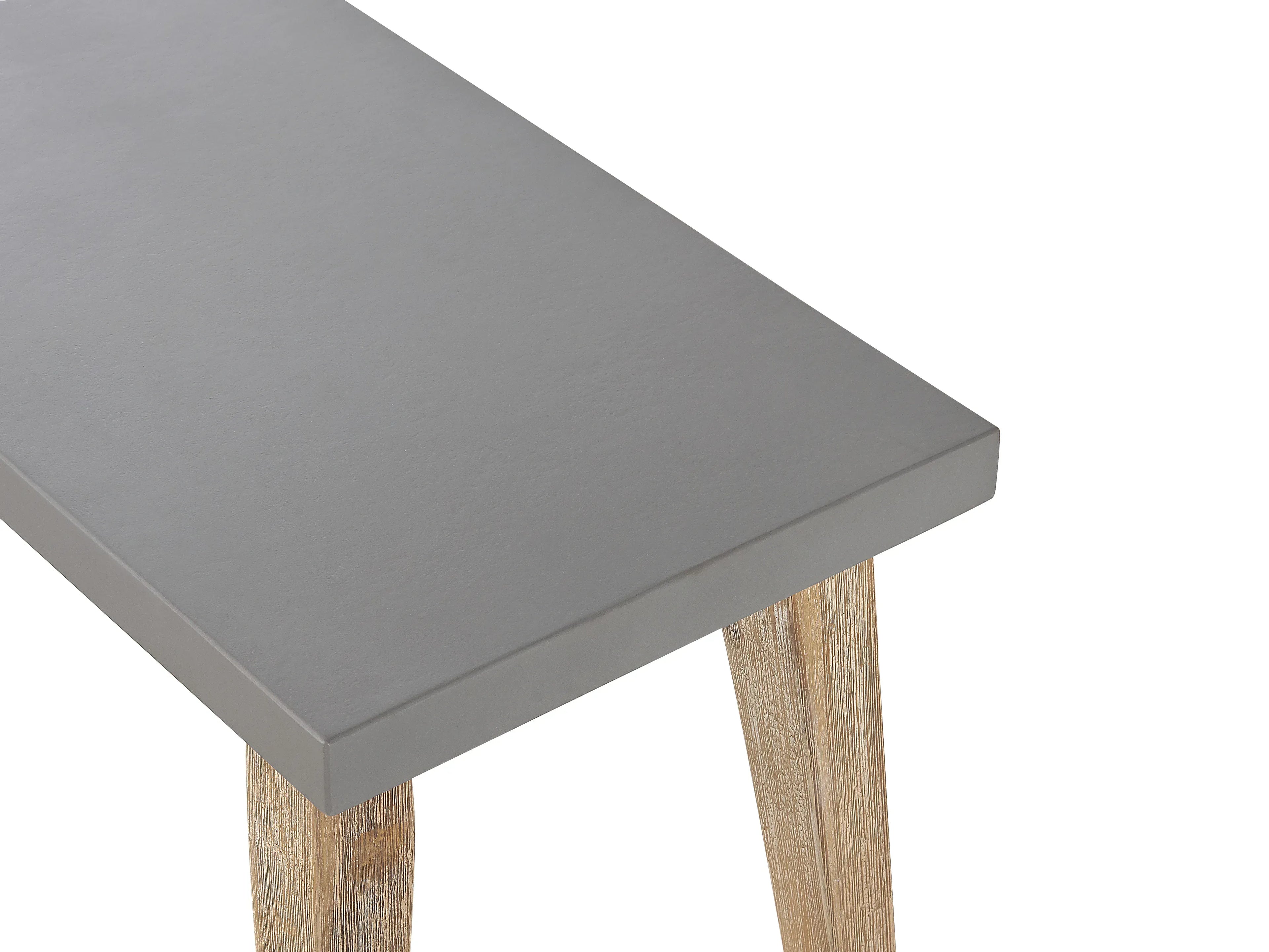Banc de jardin 160 cm Ciment Gris