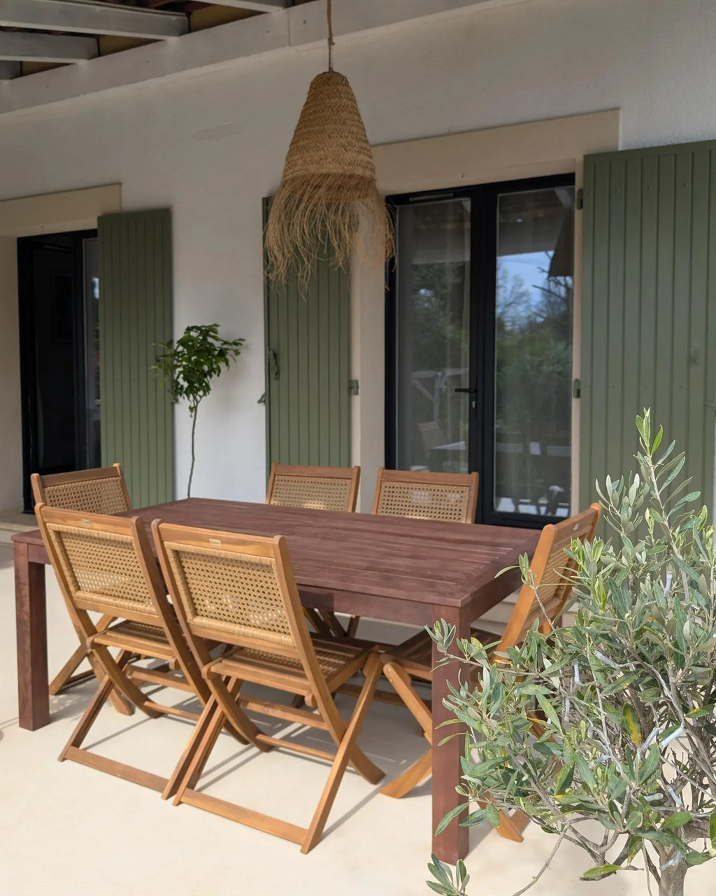 Table de salle à manger de jardin 180 cm 100 cm Bois d'eucalyptus Marron foncé