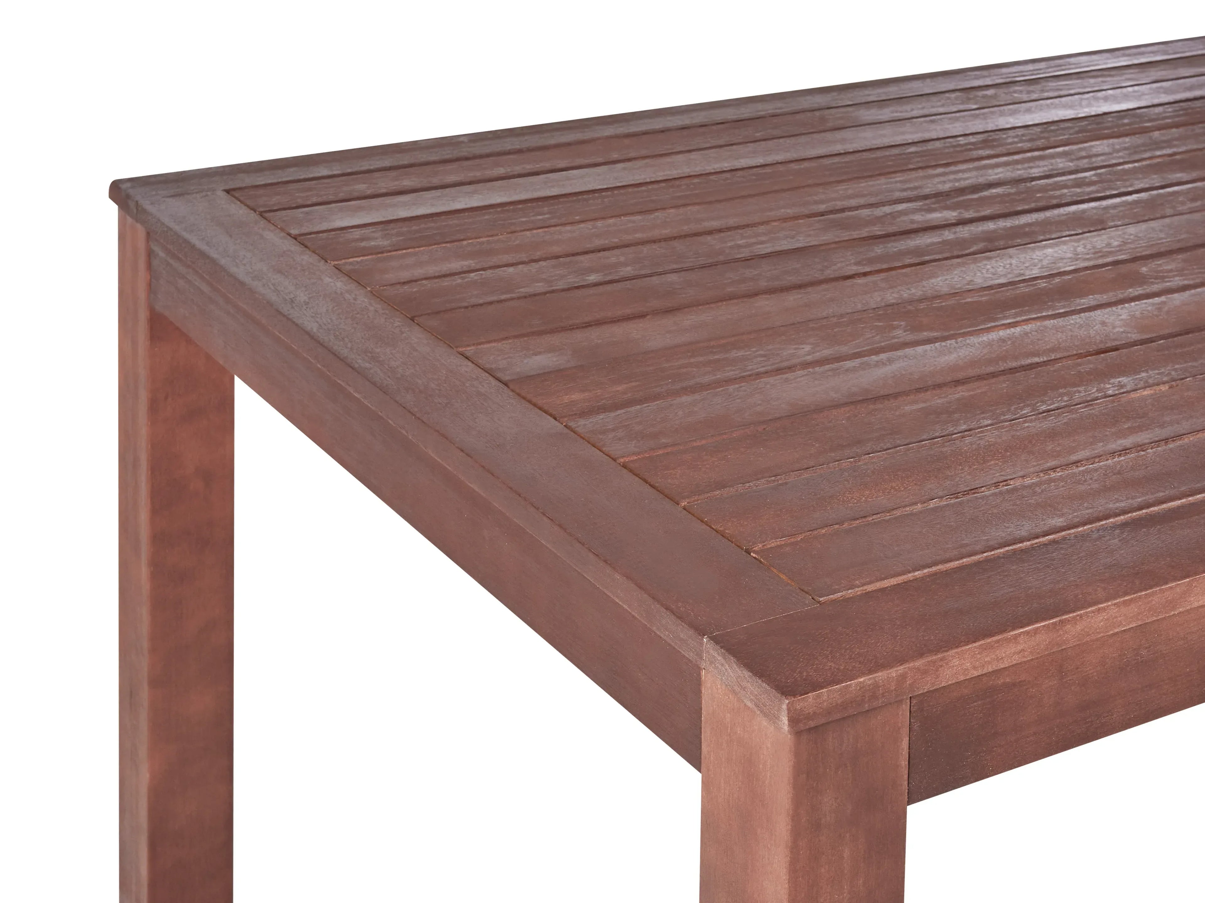 Table de salle à manger de jardin 180 cm 100 cm Bois d'eucalyptus Marron foncé