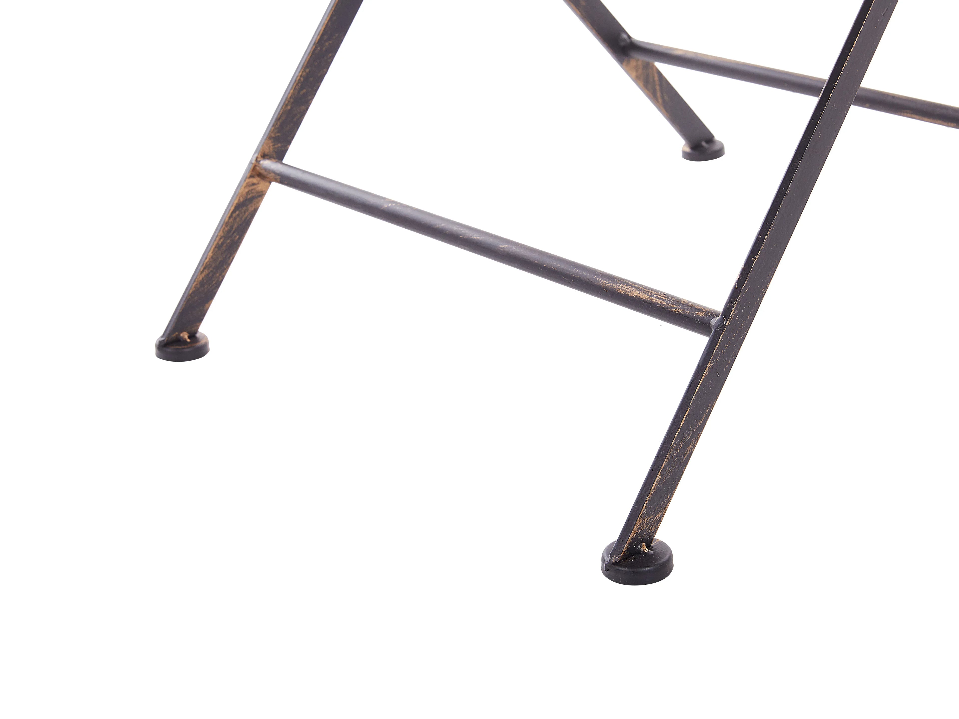 Table Bistrot 70 cm 70 cm Métal Noir