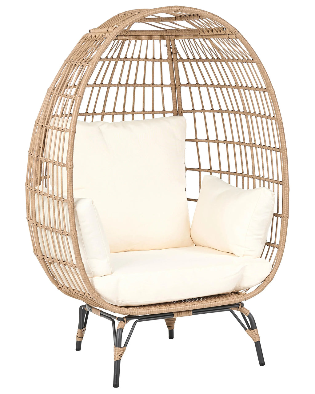 Sedia da giardino VEROLI Rattan sintetico (PE) Beige