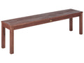 Panchina da giardino TUSCANIA 160 cm Legno d'eucalipto Marrone scuro