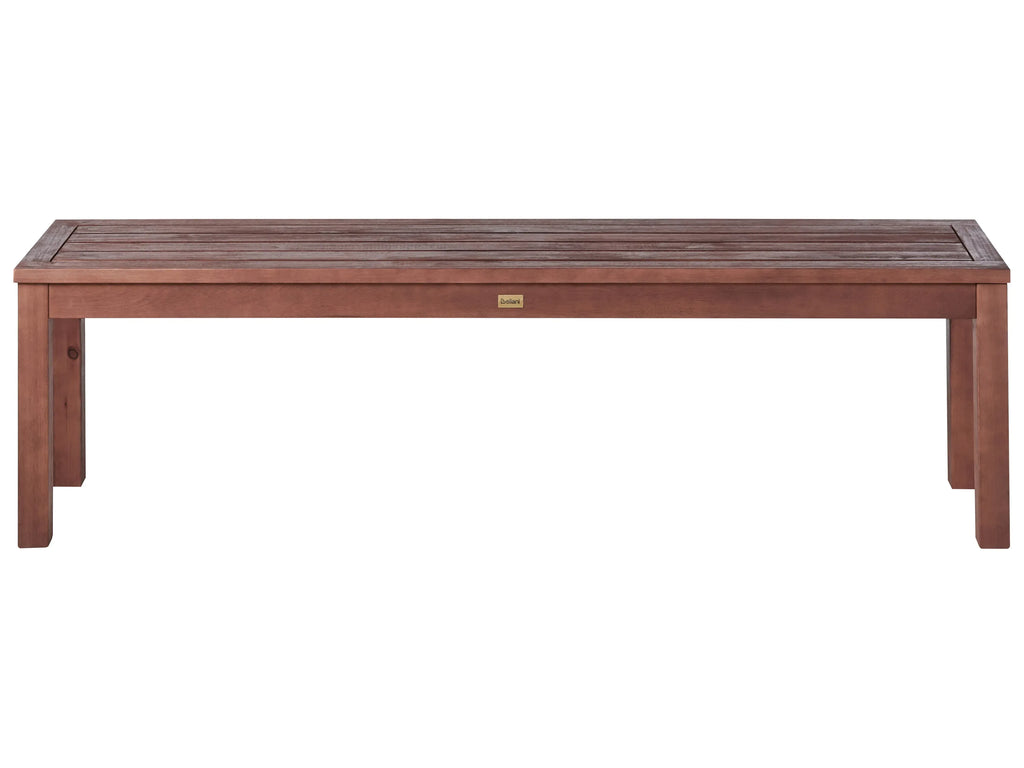 Banc de jardin 160 cm Bois d'eucalyptus Marron foncé