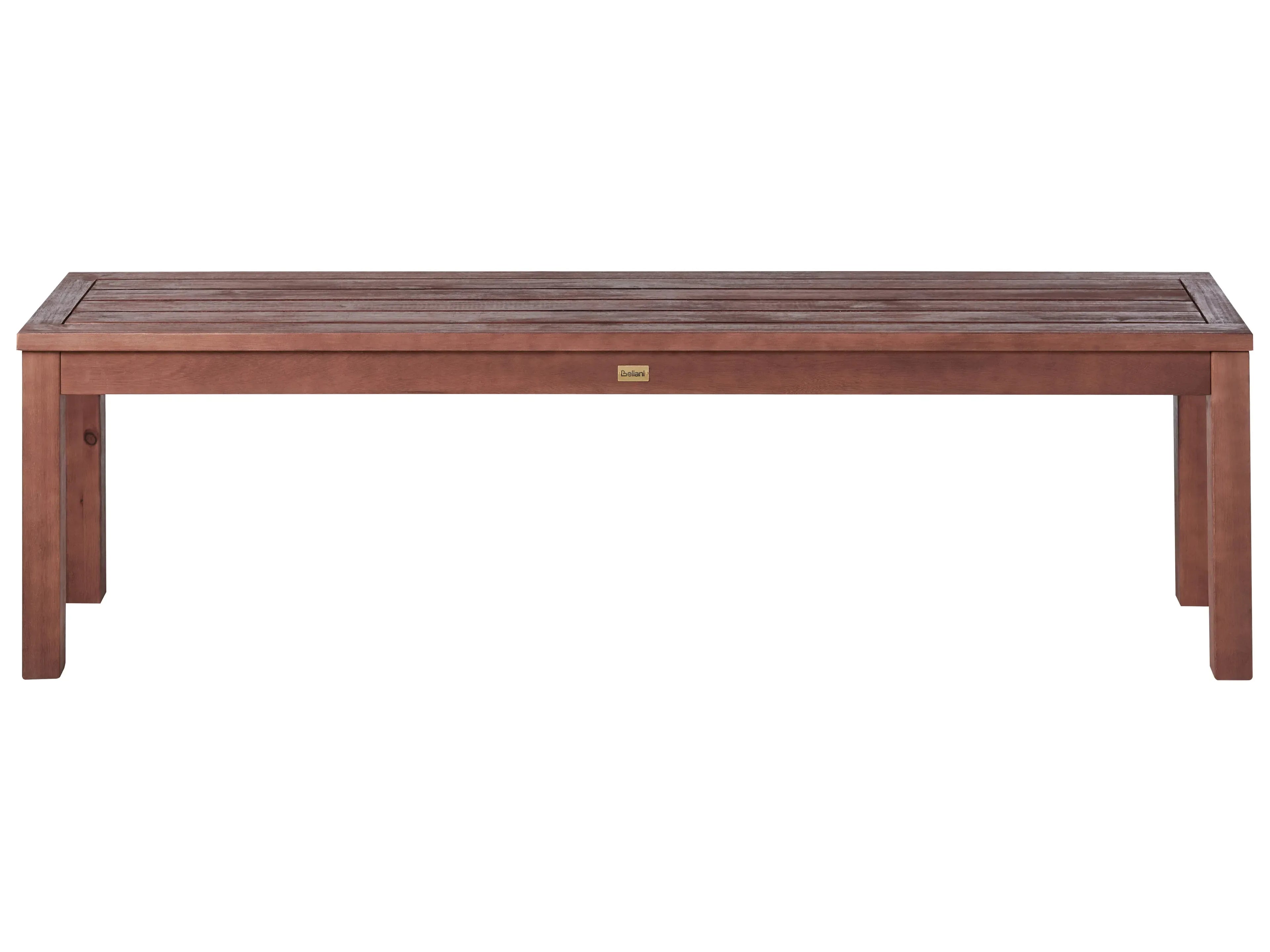 Banc de jardin 160 cm Bois d'eucalyptus Marron foncé