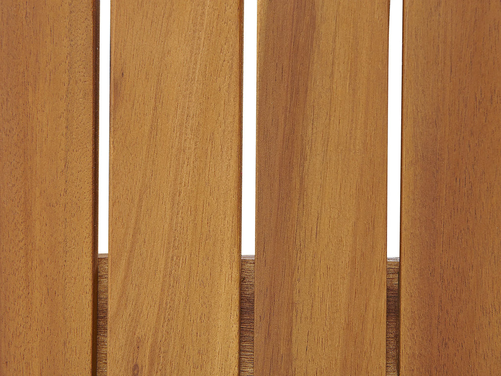Banc de jardin avec coussin 120 cm avec rangement Bois d'acacia Rouge