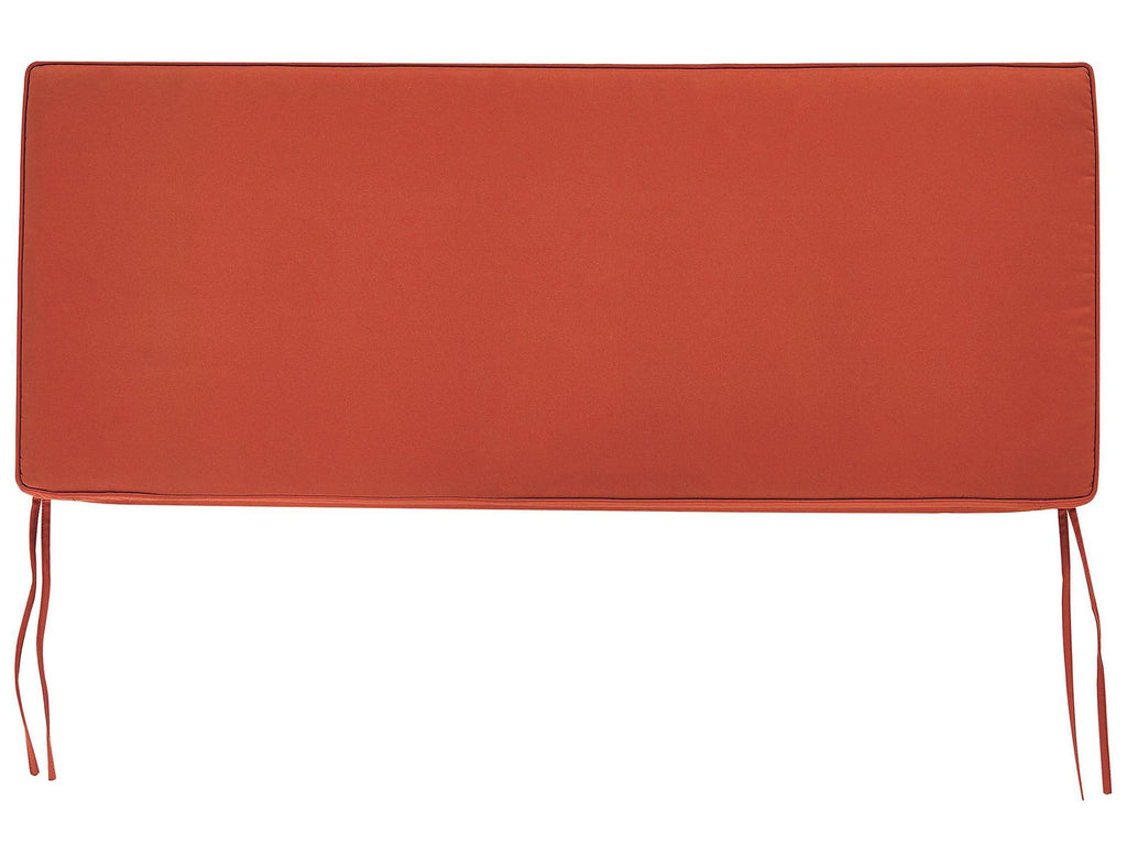 Banc de jardin avec coussin 120 cm avec rangement Bois d'acacia Rouge