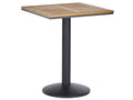 Tavolino Bistrot PALMI 60 cm 60 cm Simil legno Marrone