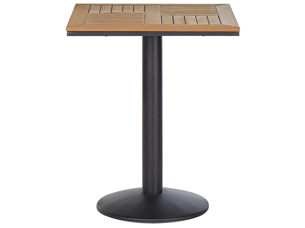Table Bistrot 60 cm 60 cm Aspect bois Marron