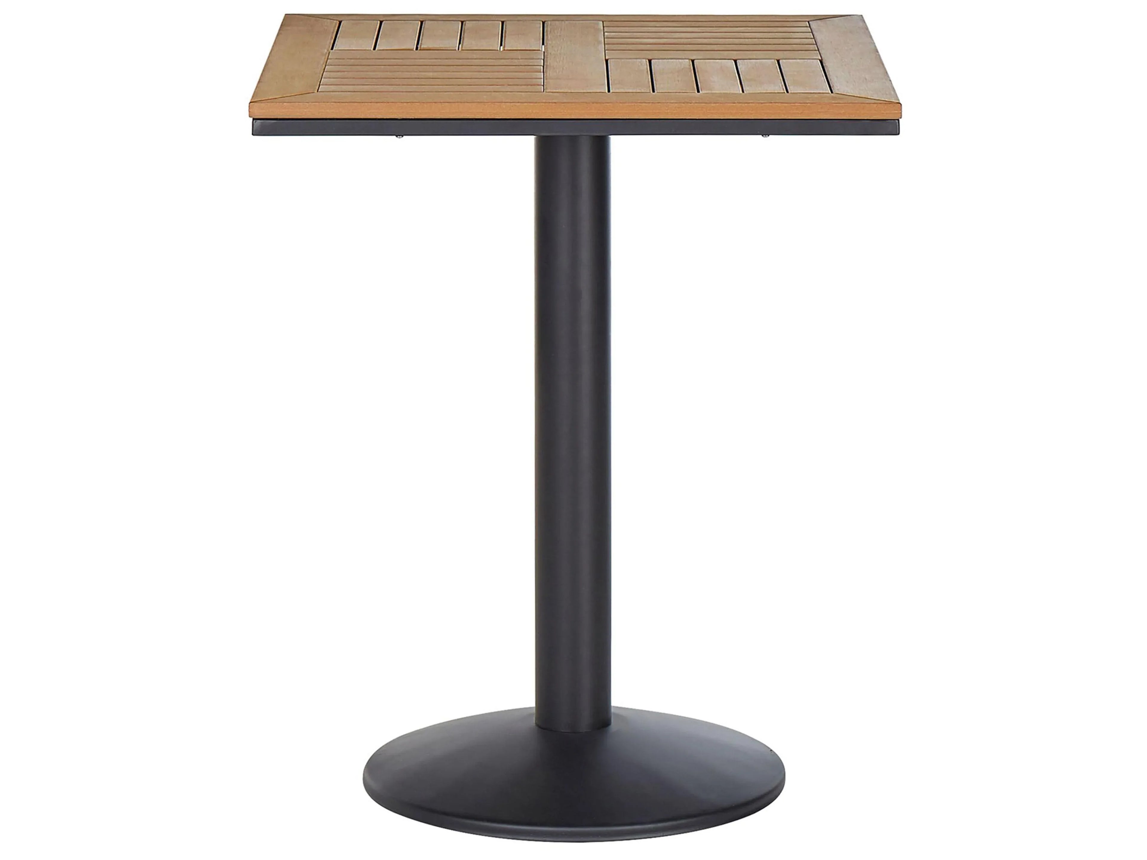 Table Bistrot 60 cm 60 cm Aspect bois Marron