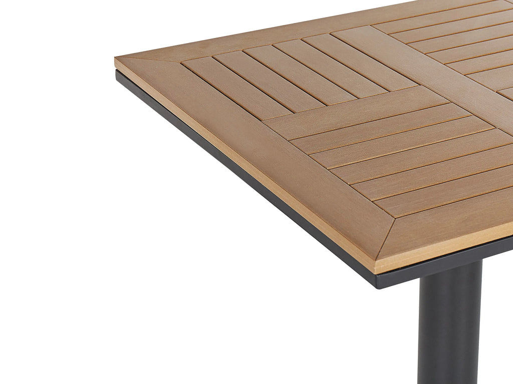 Table Bistrot 60 cm 60 cm Aspect bois Marron