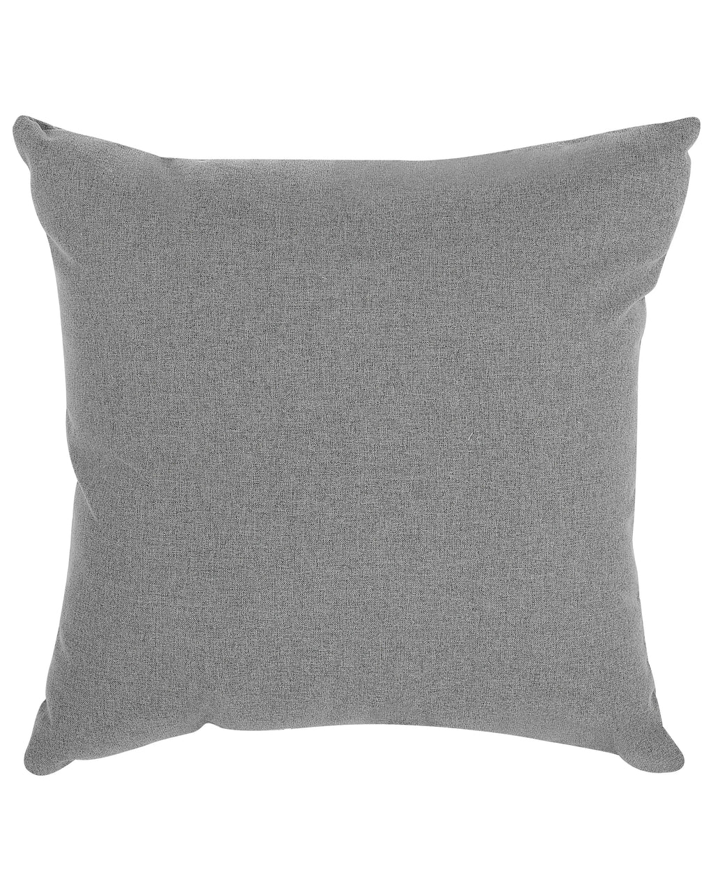 Lot de 2 chaises de jardin avec coussins Métal Gris