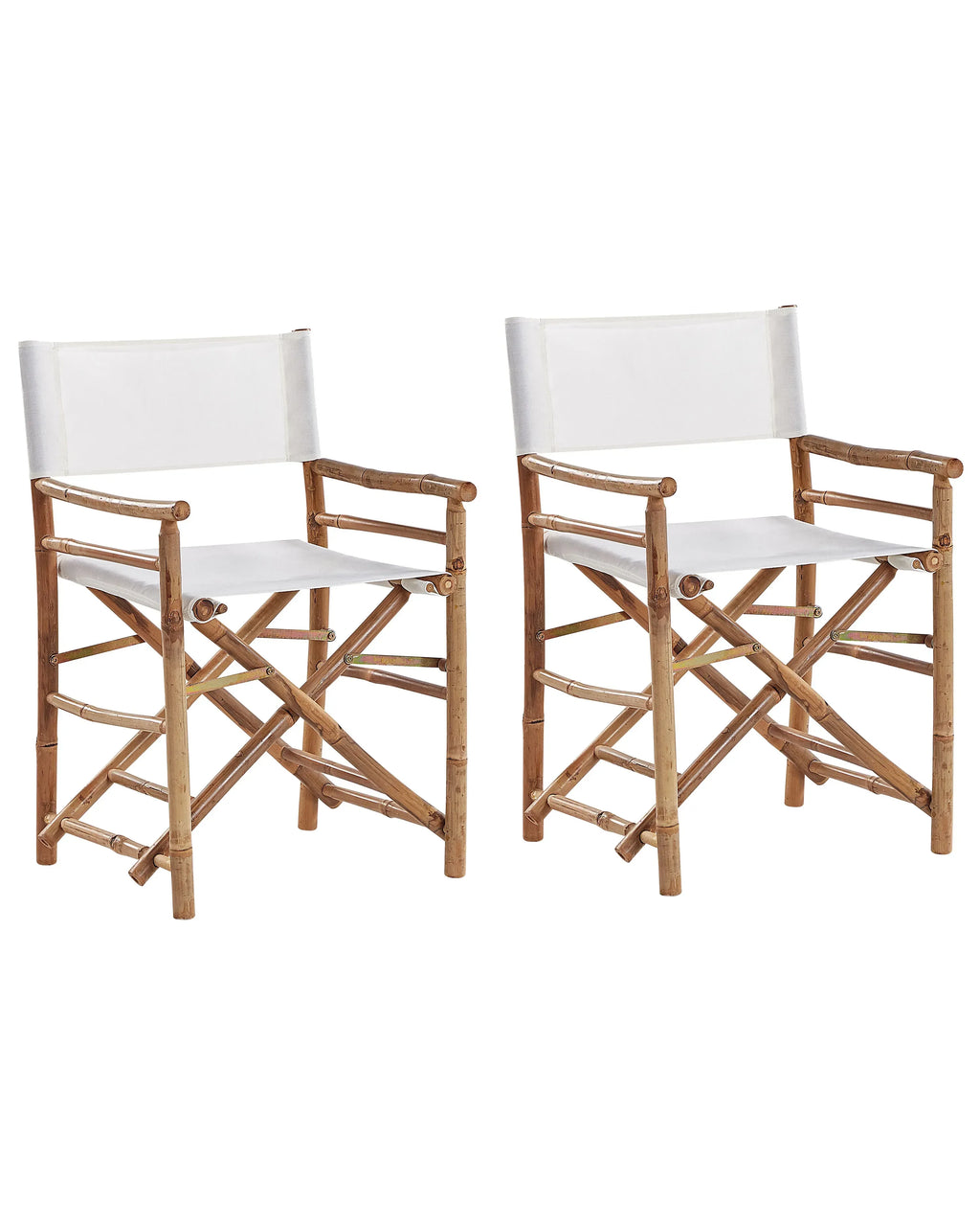 Set di 2 sedie da giardino MOLISE Bamb Marrone