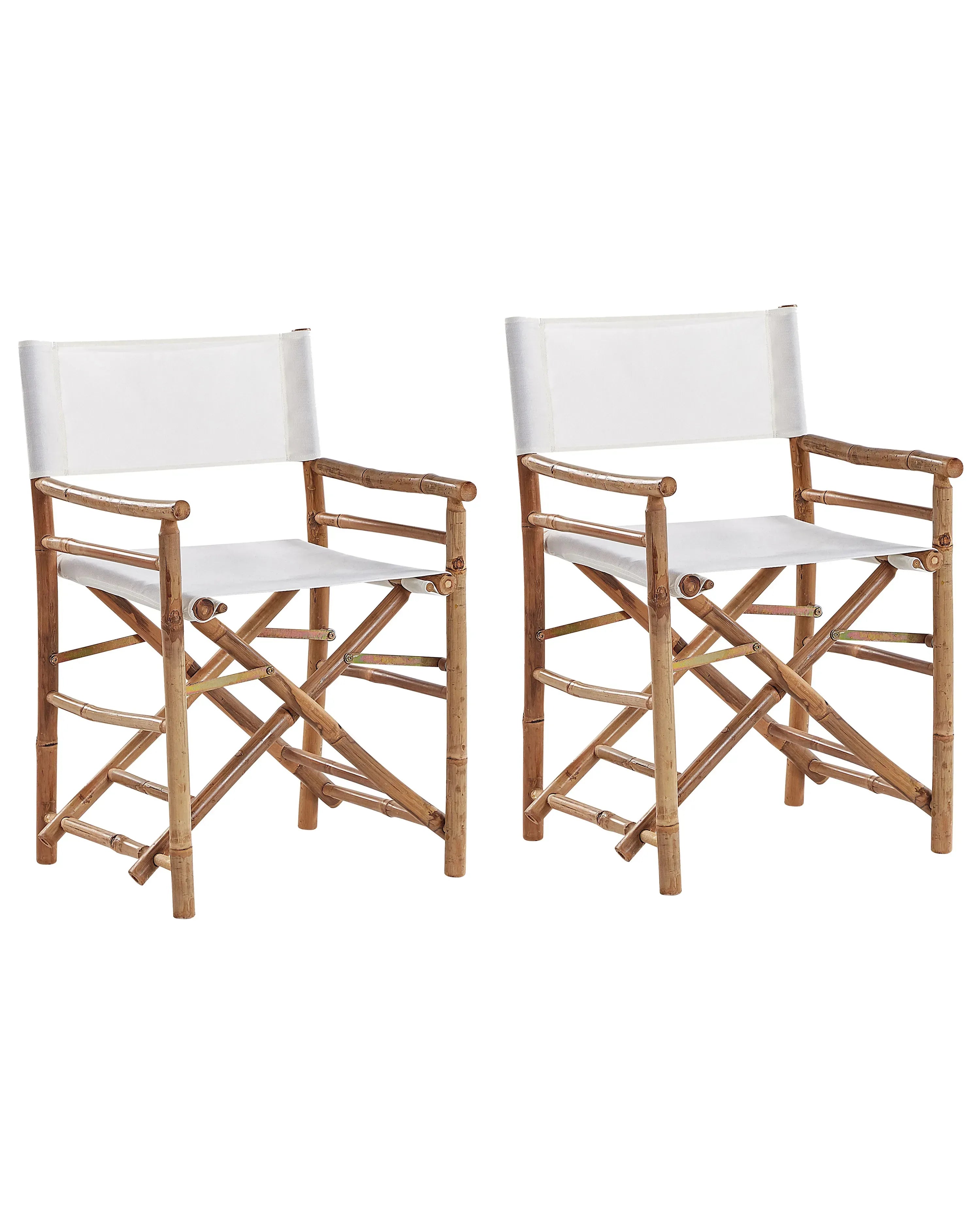 Set di 2 sedie da giardino MOLISE Bamb Marrone