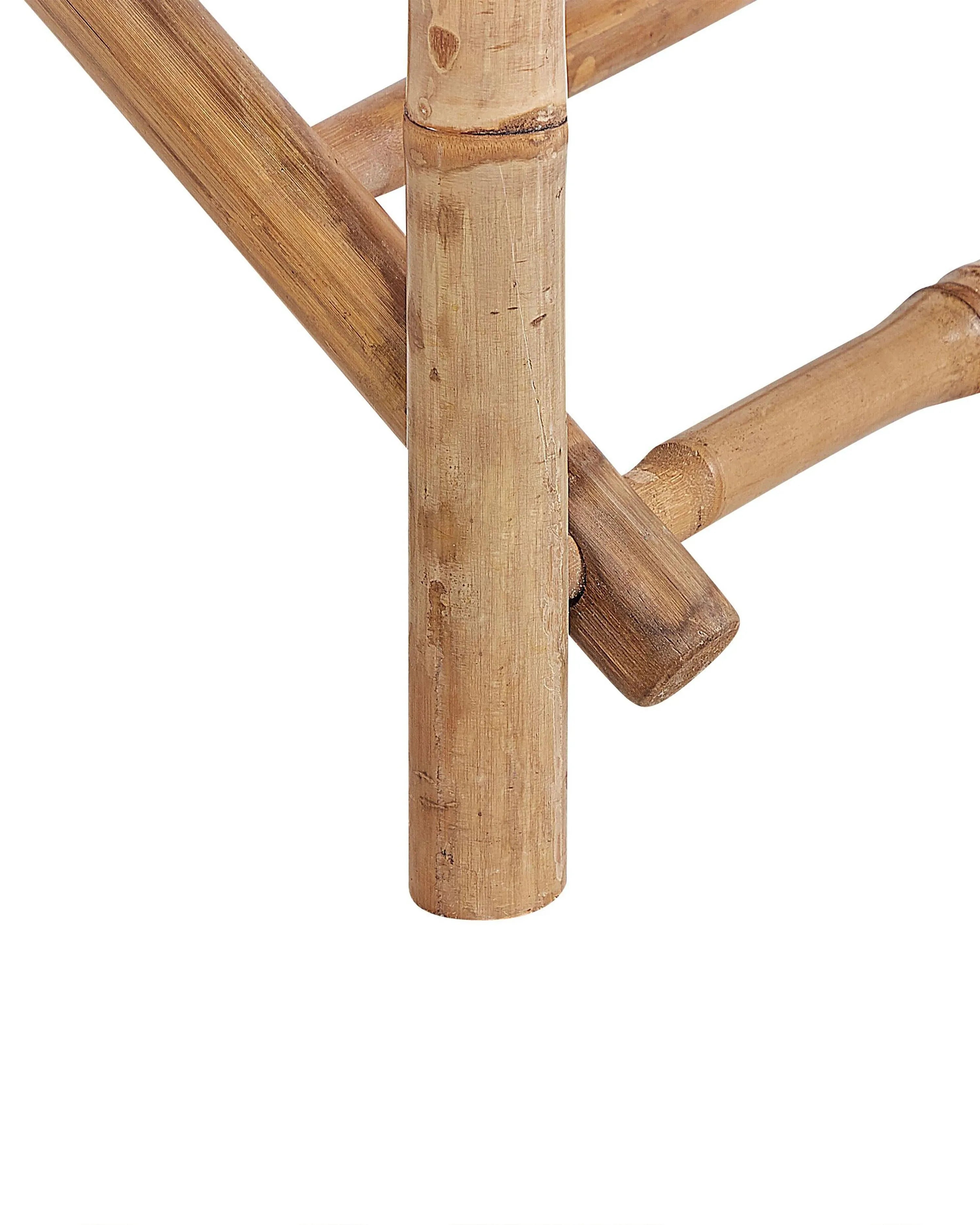 Lot de 2 chaises de jardin Bambou Marron