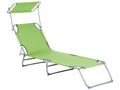 Lettino Prendisole FOLIGNO II Metallo Verde lime