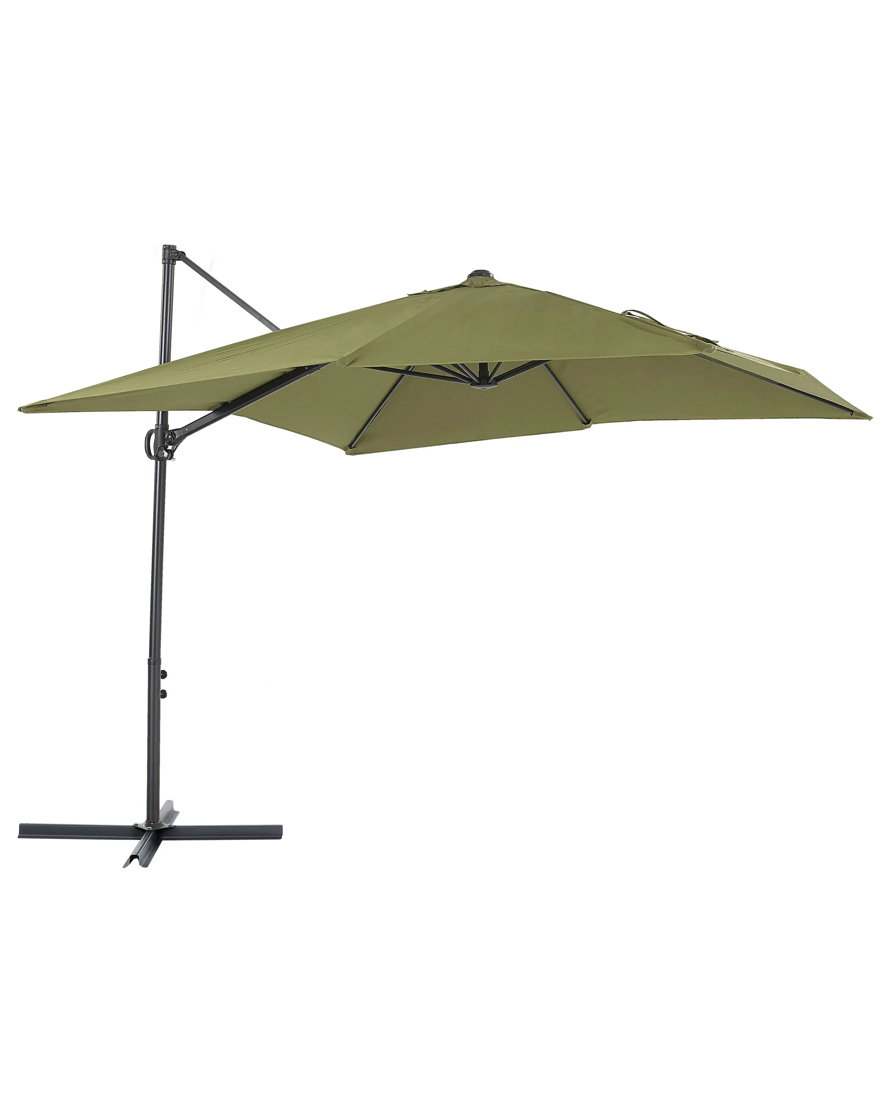 Ombrellone a sbalzo 245 cm MONZA II Verde oliva