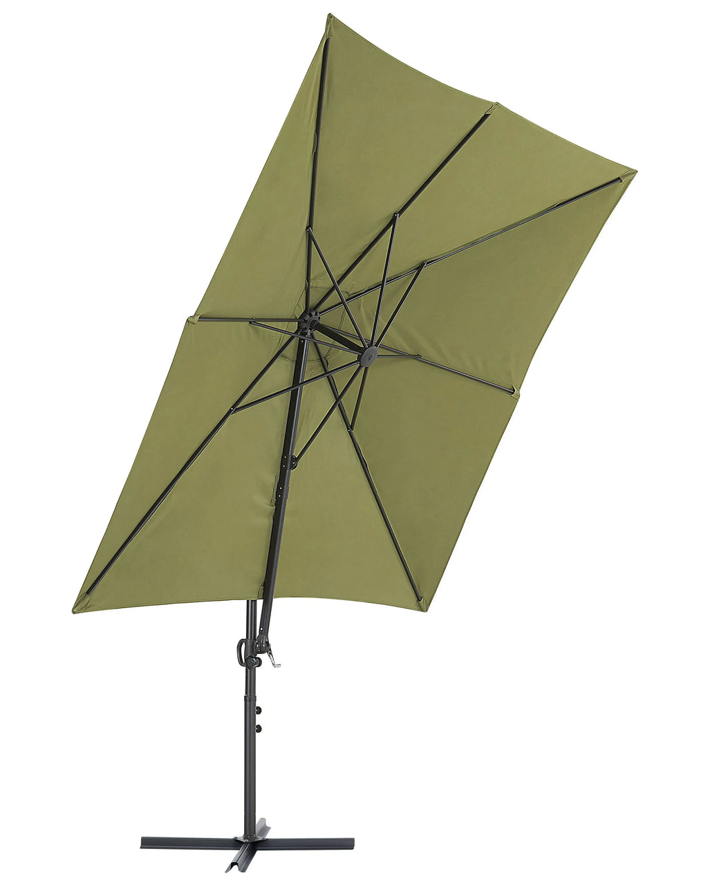 Parasol déporté 245 cm Vert olive