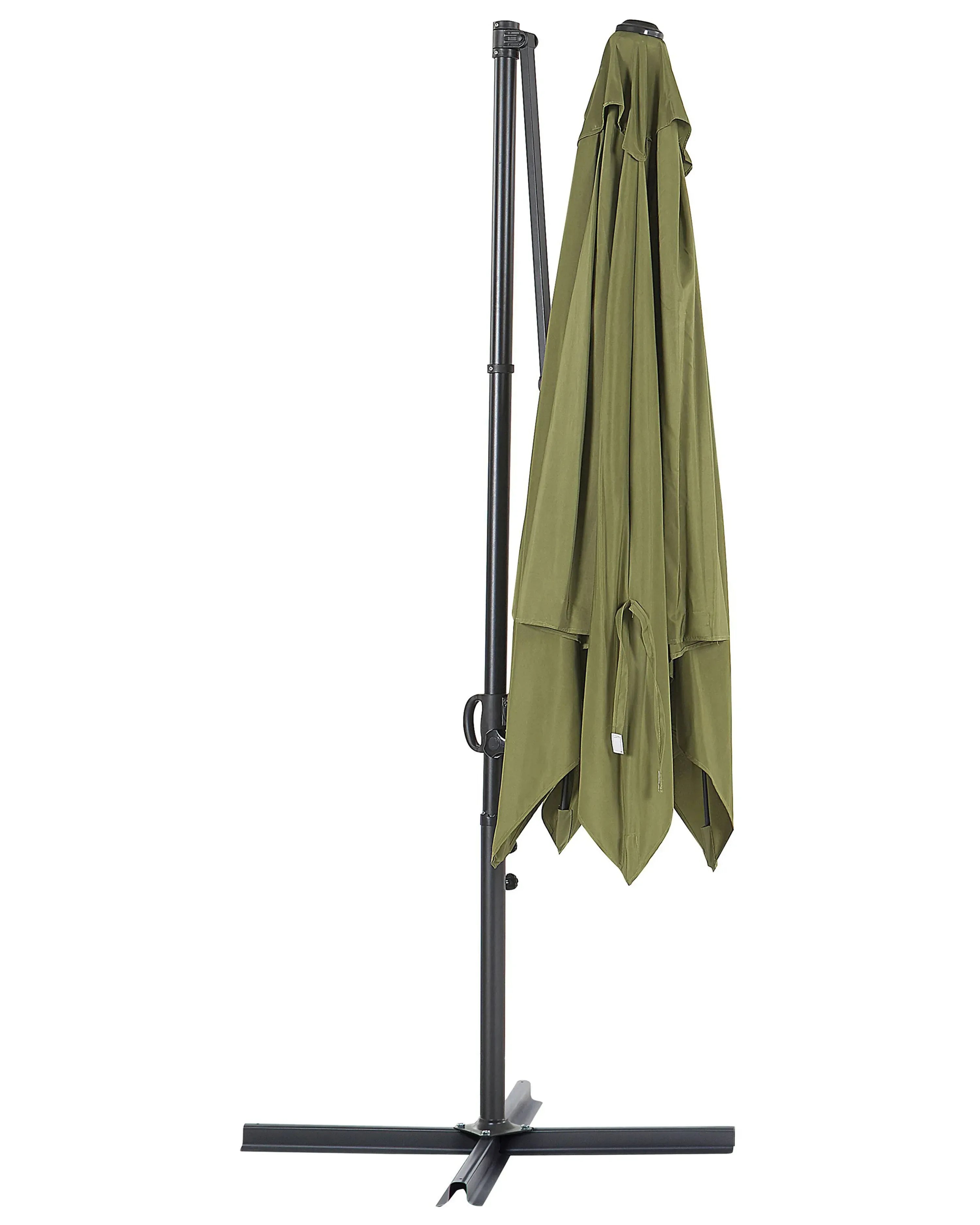 Parasol déporté 245 cm Vert olive