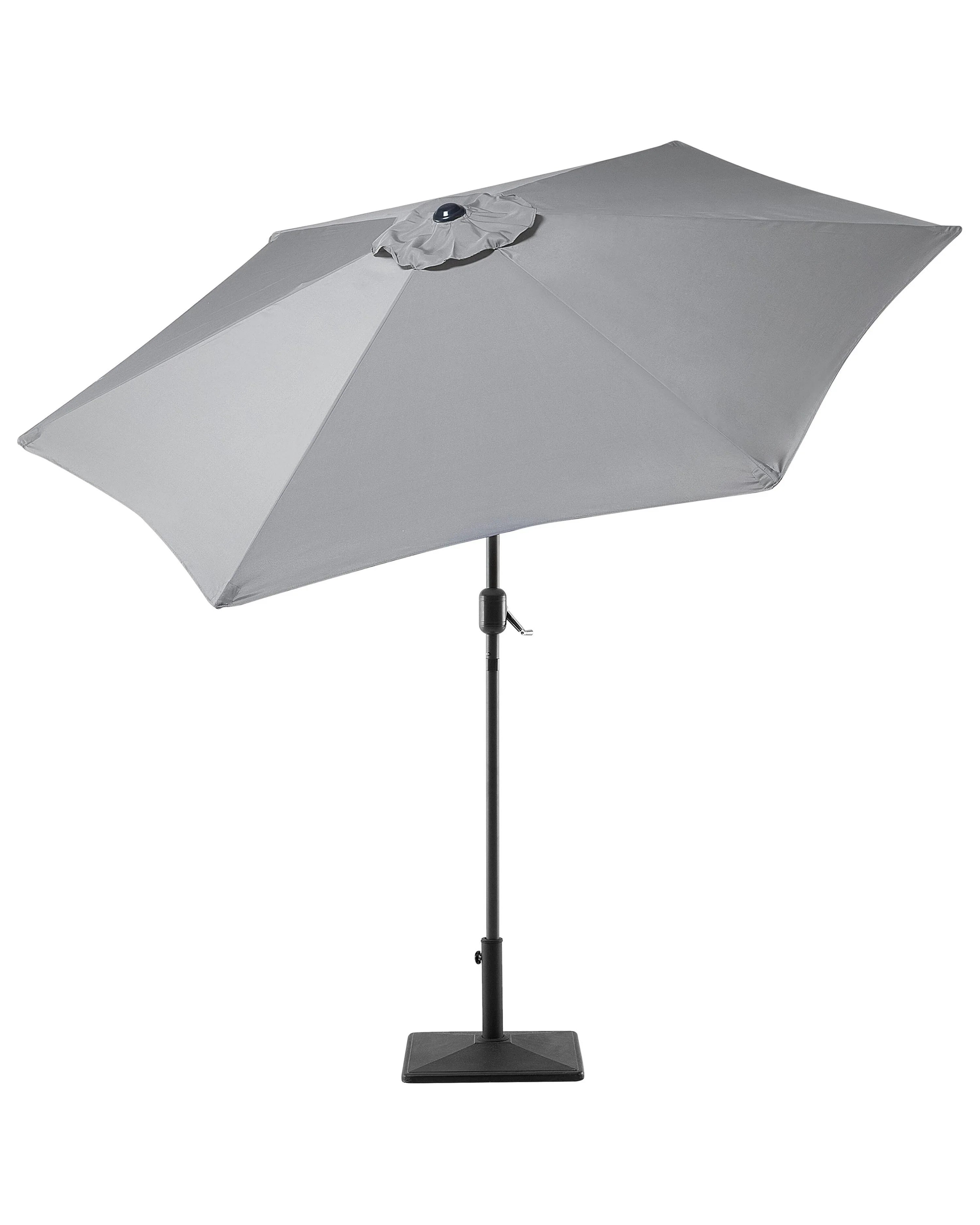 Parasol d'extérieur 270 cm Gris foncé