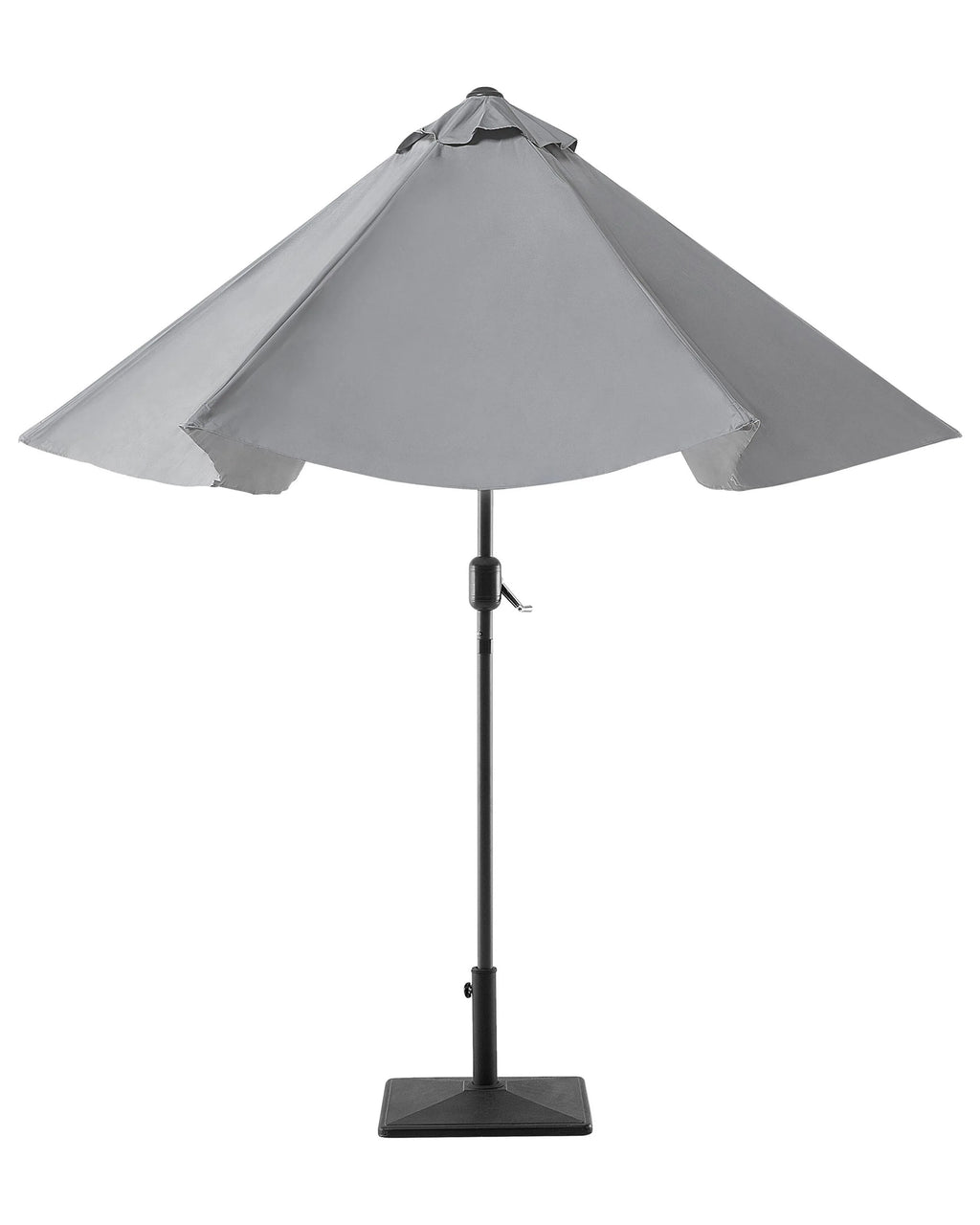 Parasol d'extérieur 270 cm Gris foncé