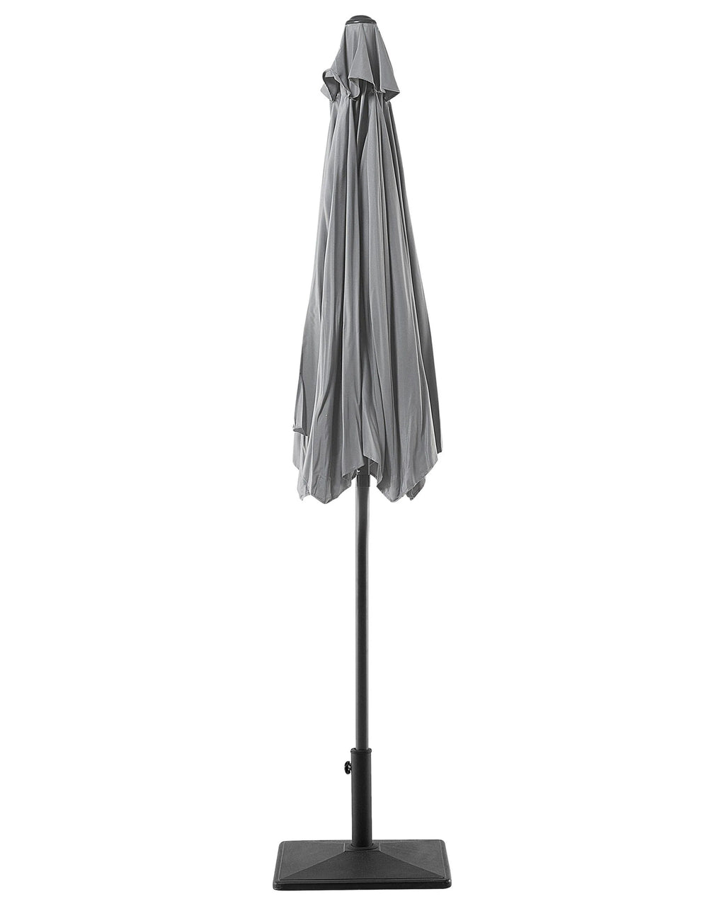 Parasol d'extérieur 270 cm Gris foncé