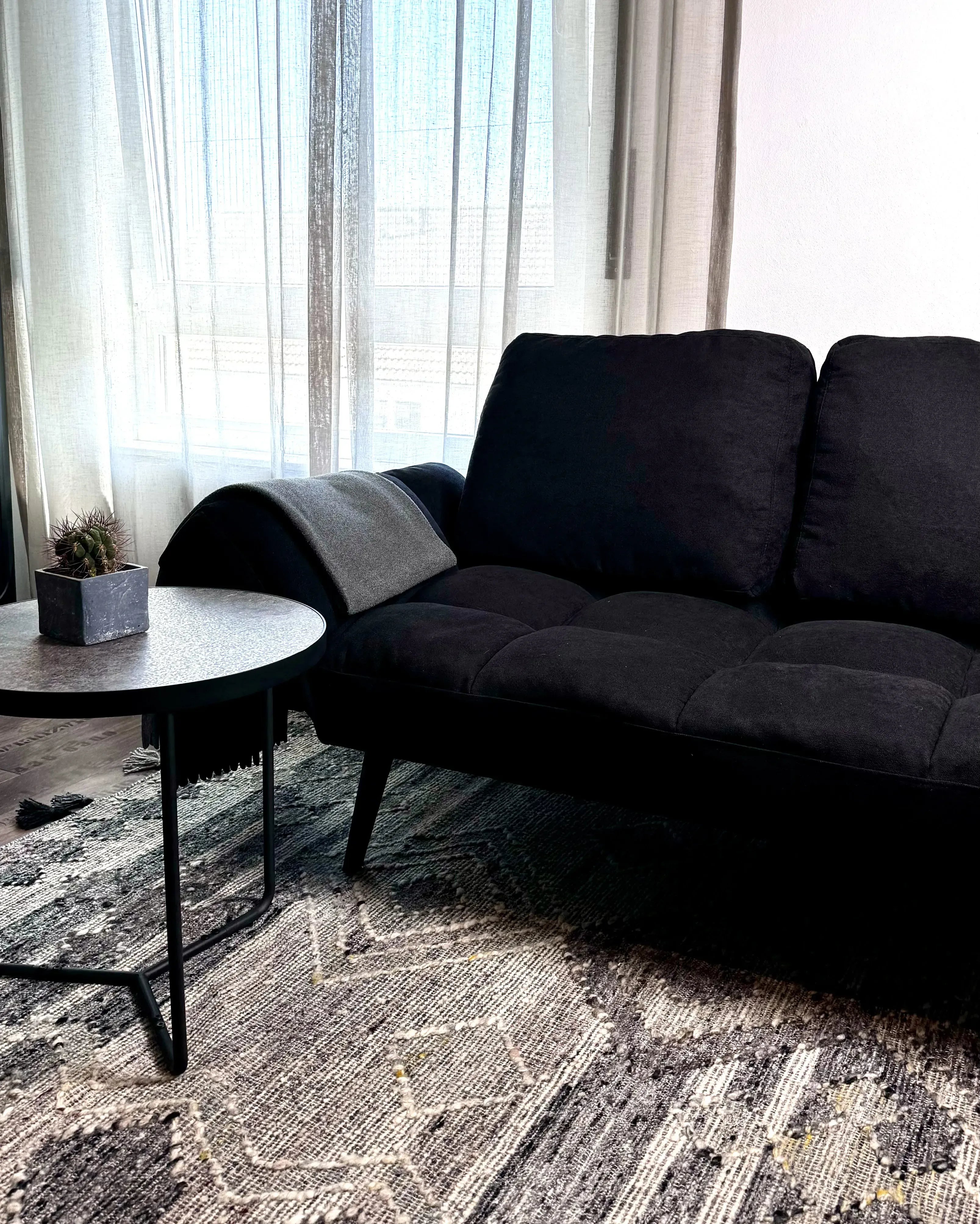 Tapis Gris 160 x 230 cm Laine