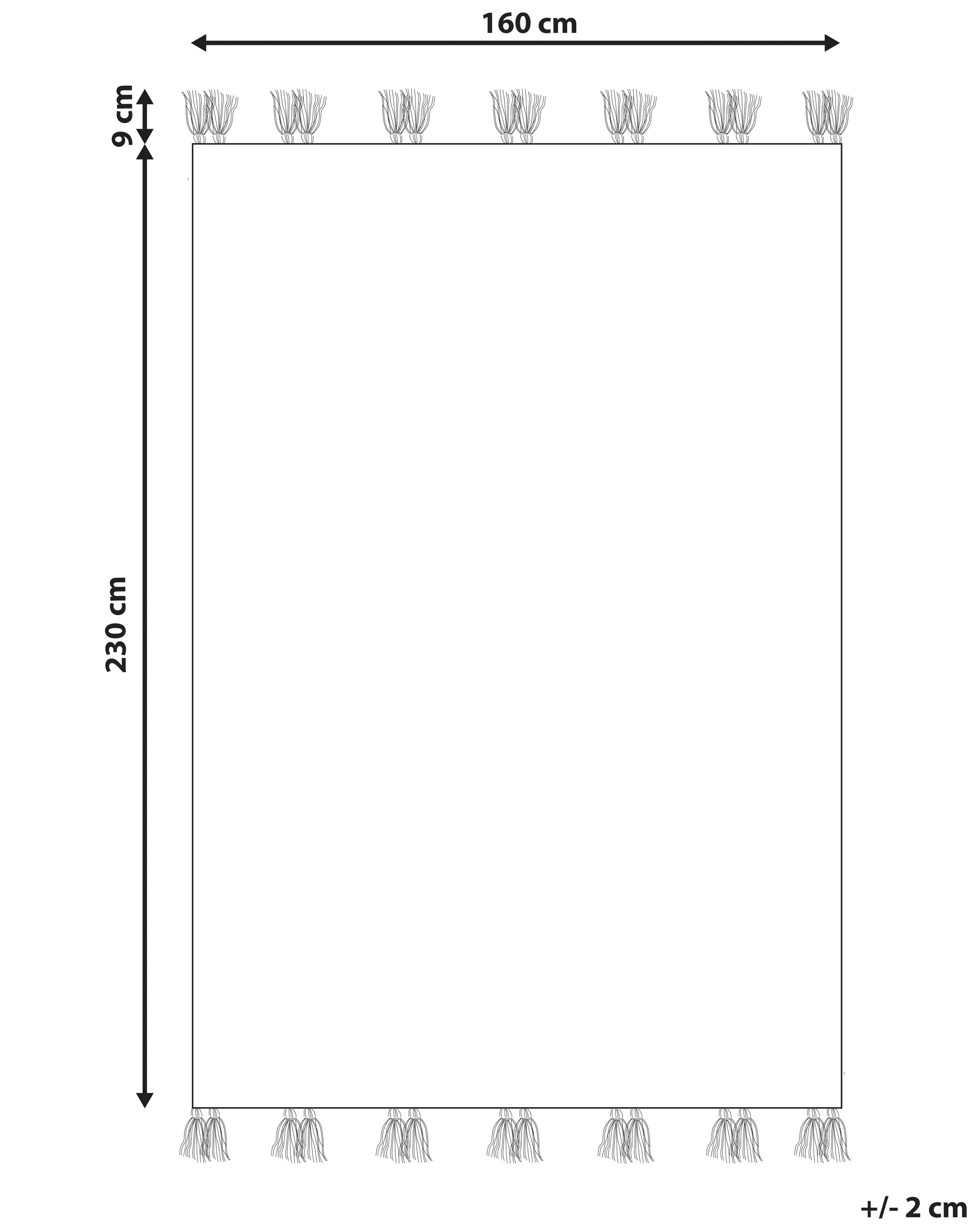 Tapis Gris 160 x 230 cm Laine
