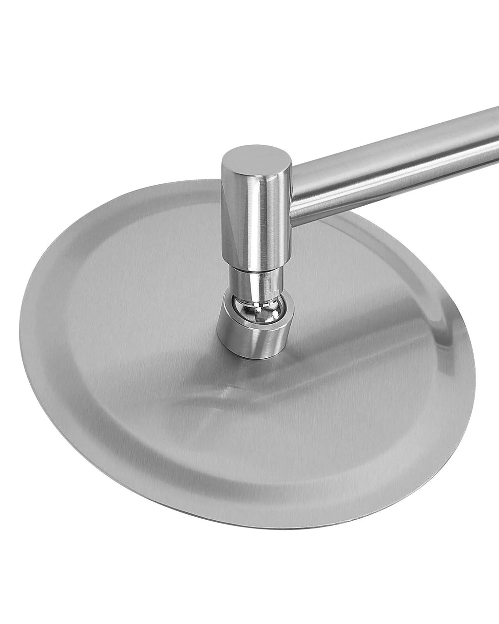 Douche d'Extérieur 210 cm - Pommeau 20x20 cm avec Douchette à Main en Zinc Argent Brossé - Colonne pour Jardin